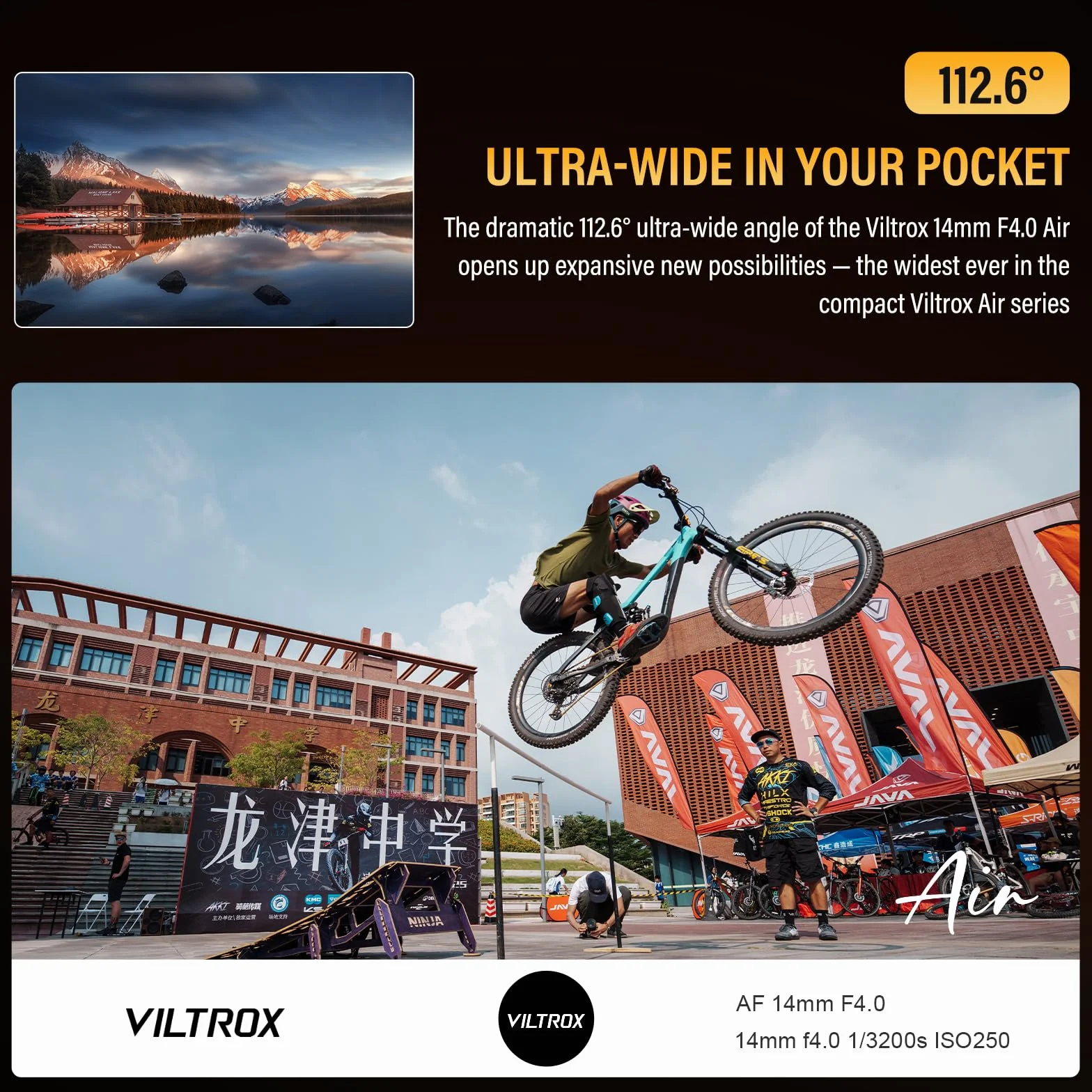 VILTROX 14mm F4.0 Air FE Mount Obiettivo Fotografico Lens per Sony E mount Camera Lenses Campo Wide Angle Full-Frame Obiettivo Autofocus per Sony A7 A9 A1 FX3 A7RV ZVE1 A7CII A6600 A6500 ZV-E10II FX30