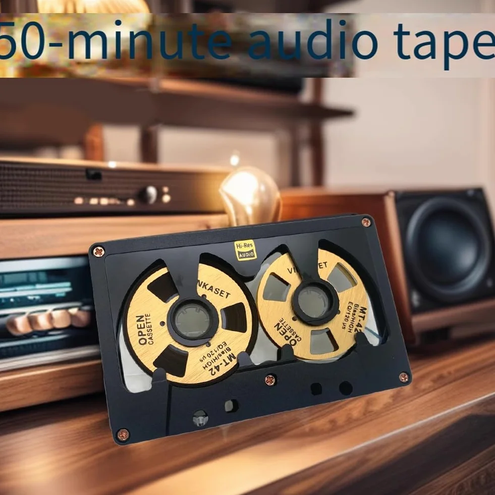 50 Minuti A Doppio Lato Cassetta Bobina Audio per Bobina in Metallo in Metallo in Metallo Custode