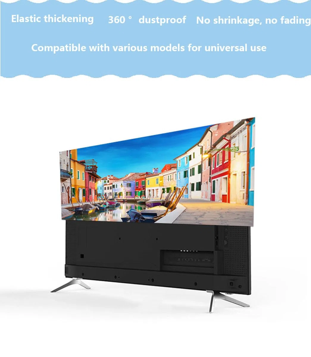 Copertura per televisore, Copertura Protettiva for TV da Tavolo, Monitor Curvo, LCD LED 32-80 Pollici, Decorazione della Stanza(A,49 52IN)