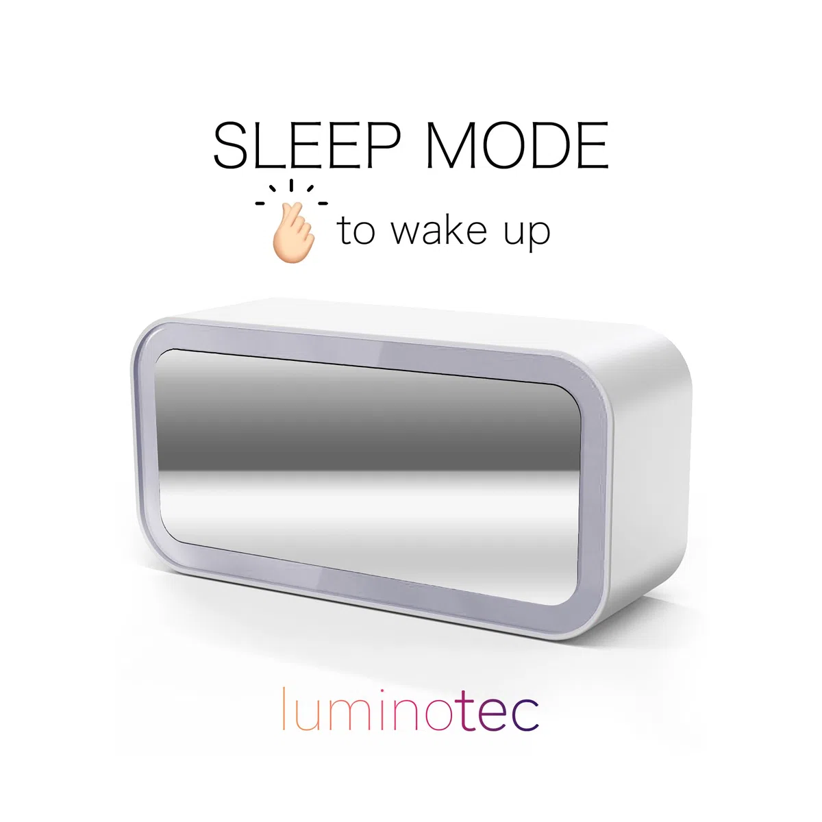 Sveglia digitale da comodino, cassa bluetooth potente, LED, radiosveglia FM, doppio allarme, per bambini adolescenti e adulti (Bianco)