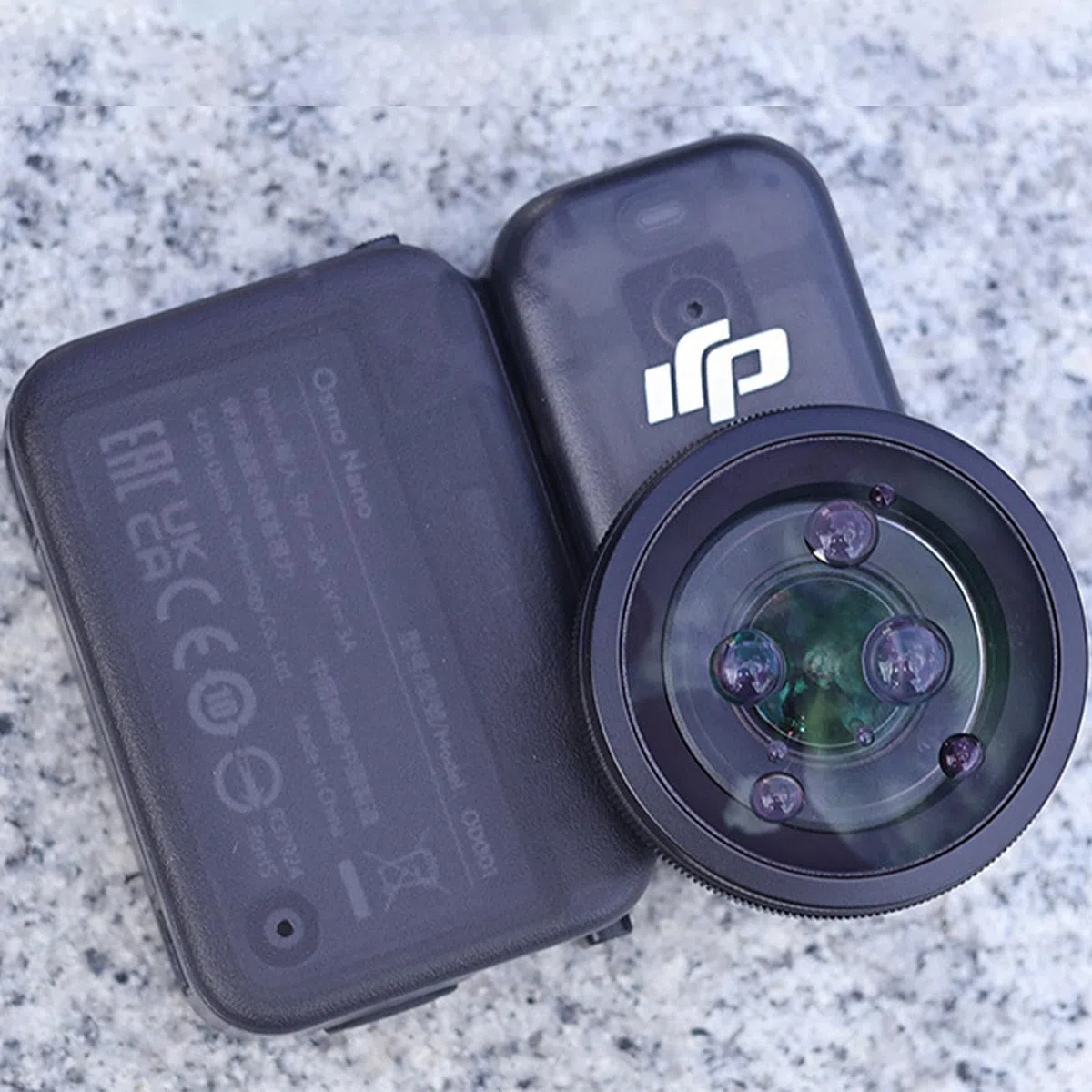 Microobiettivo grandangolare Filtro obiettivo 10X HD Ritratto Filtro di messa a fuoco Wide Angle Micro Lens per DJI Osmo Nano, Accessori per DJI Osmo Nano (Wide Lens)