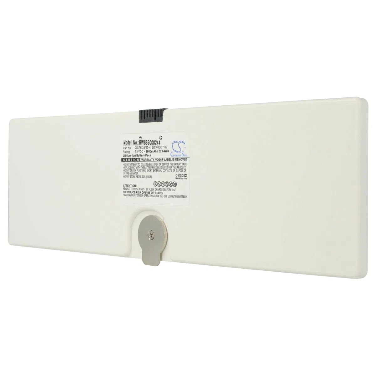 vhbw batteria sostituisce Trixell 2ICP5/38/50-4, 2ICP05/67/89 per strumentazione medica (3600mAh, 7,4V, Li-Ion)