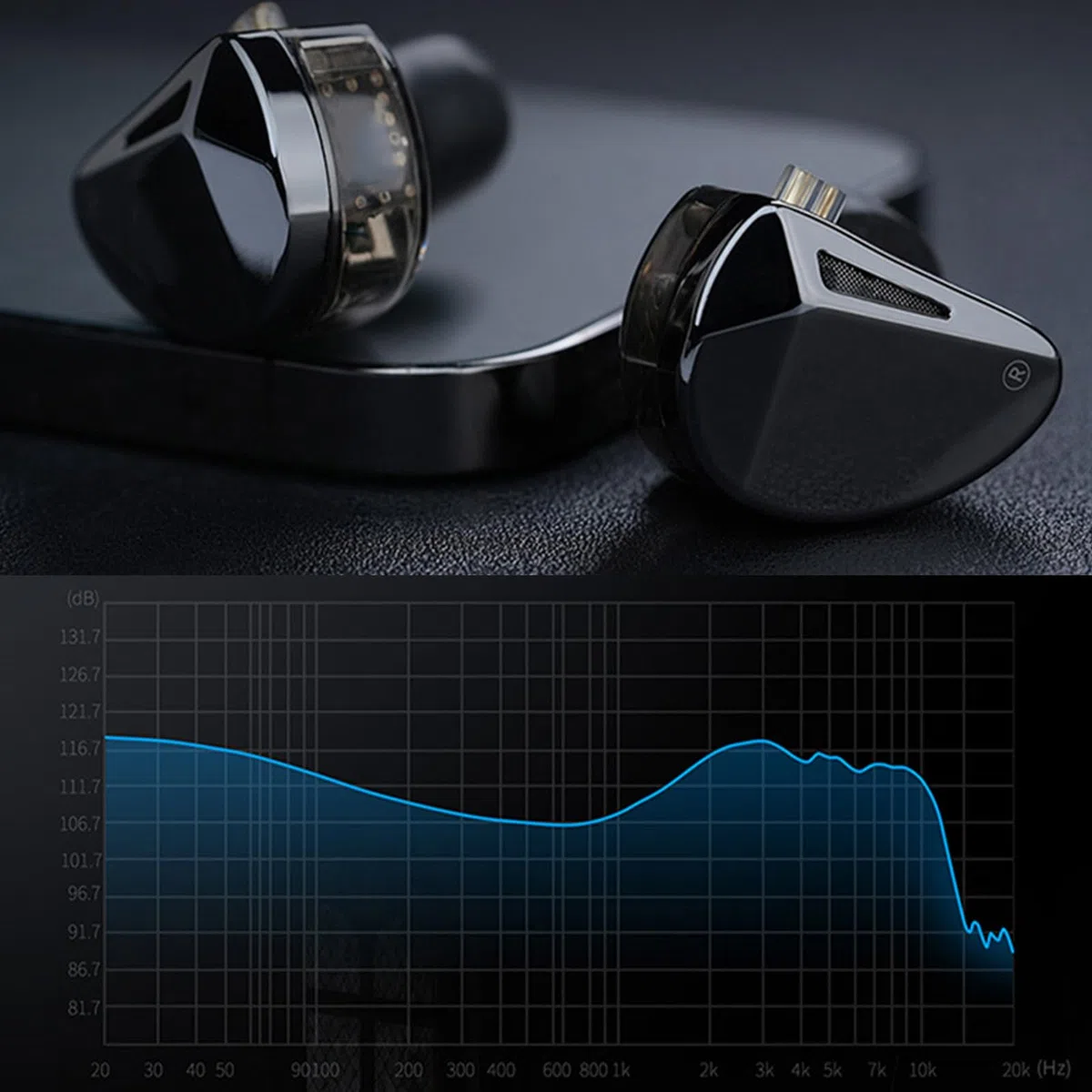 Auricolari in-ear ad alta risoluzione con cavo rimovibile per viaggi, palestra, allenamento, palco, dieci auricolari con driver