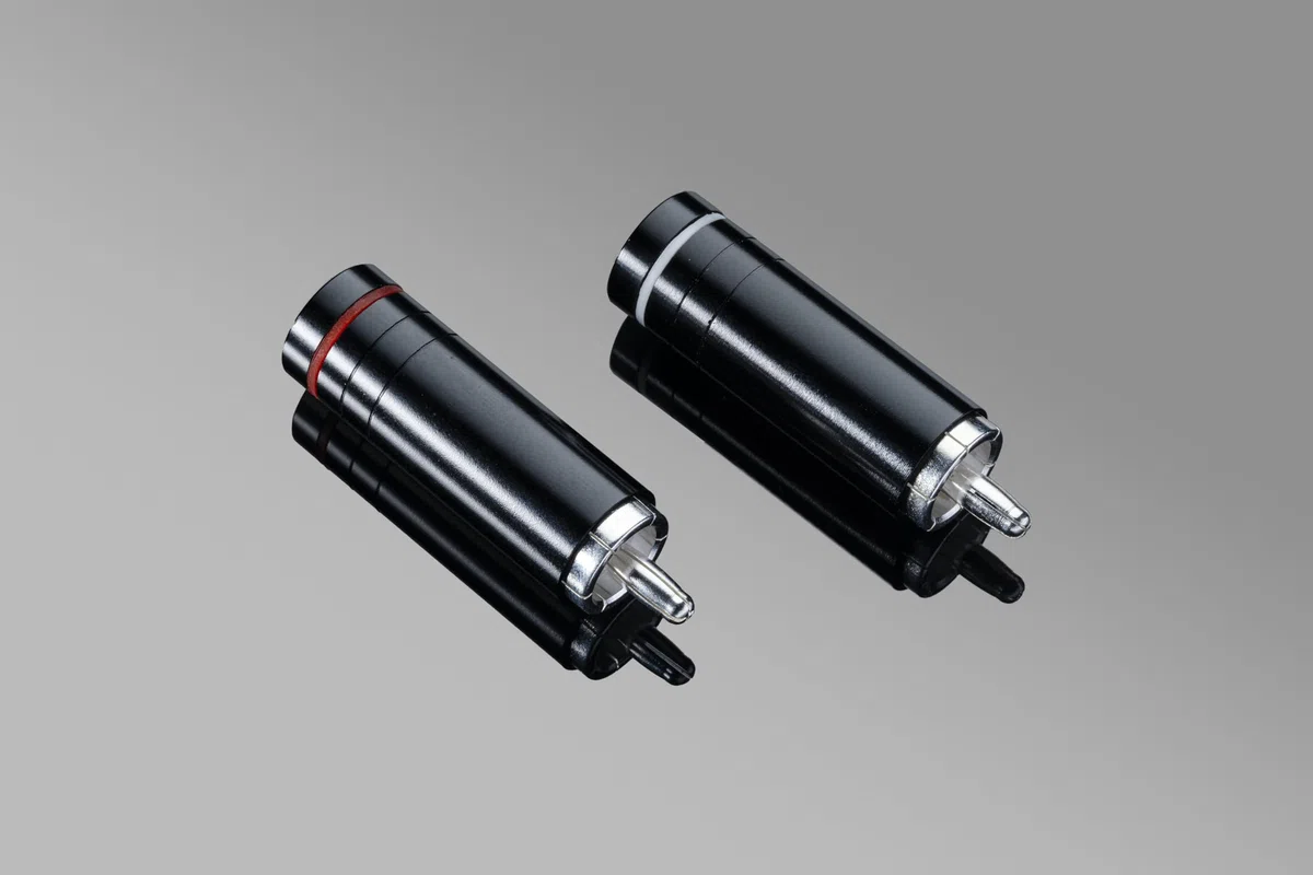 Pro-Ject Connect it Line DS RCA, cavo audio RCA di alta qualità con conduttore in rame OFC e connettori placcati in argento (0,82 m)
