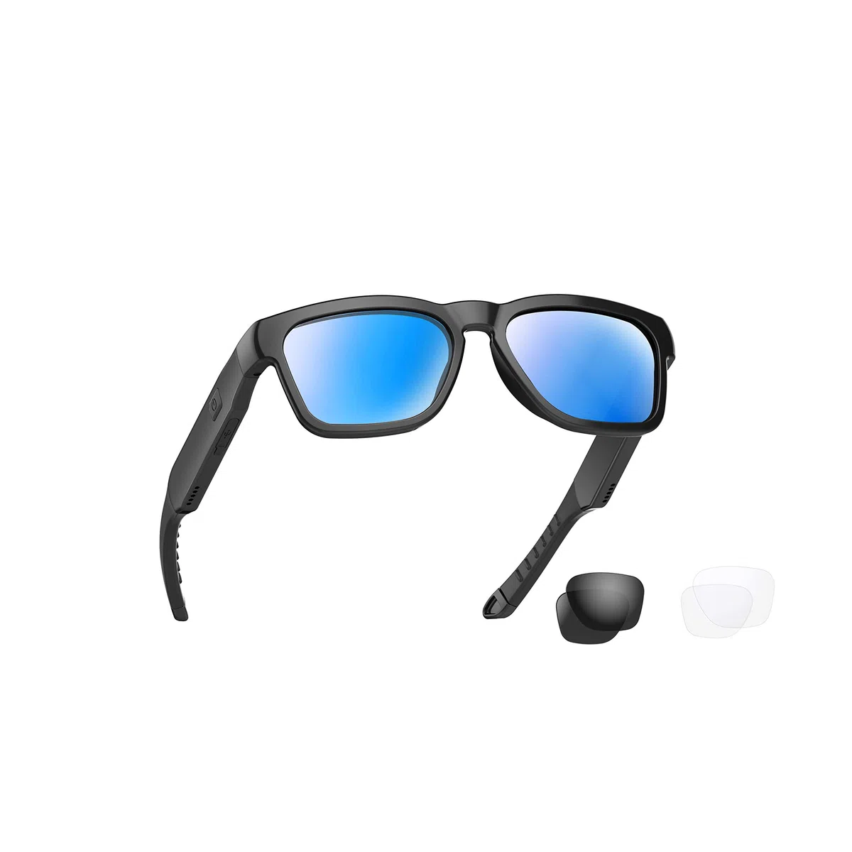 OhO Bluetooth Sunglasses,Open Ear Audio Sunglasses Speaker to Listen Music and Make Phone Calls, Water Resistance and Full UV Lens Protection and Compatiable for All Smart Phones