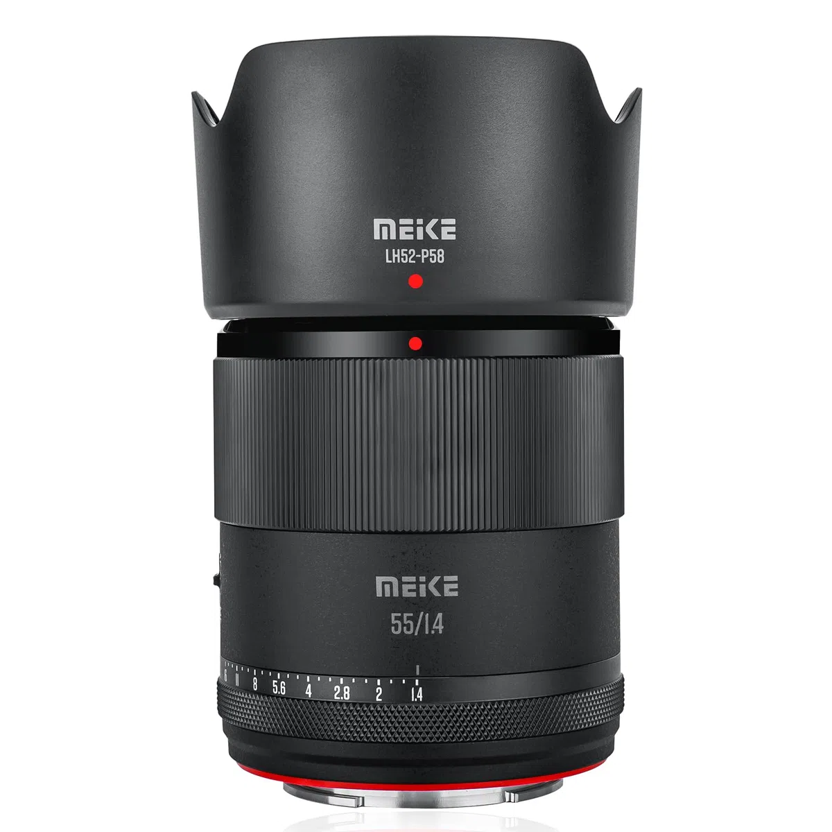 Meike, obiettivo 55 mm F1.4 con apertura standard APS-C AF STM (motore passo-passo) con messa a fuoco automatica, lenti per fotocamere mirrorless Fujifile X Mount XT2 XT4 XT10 XT20 XT30 X-A2 X30 X70
