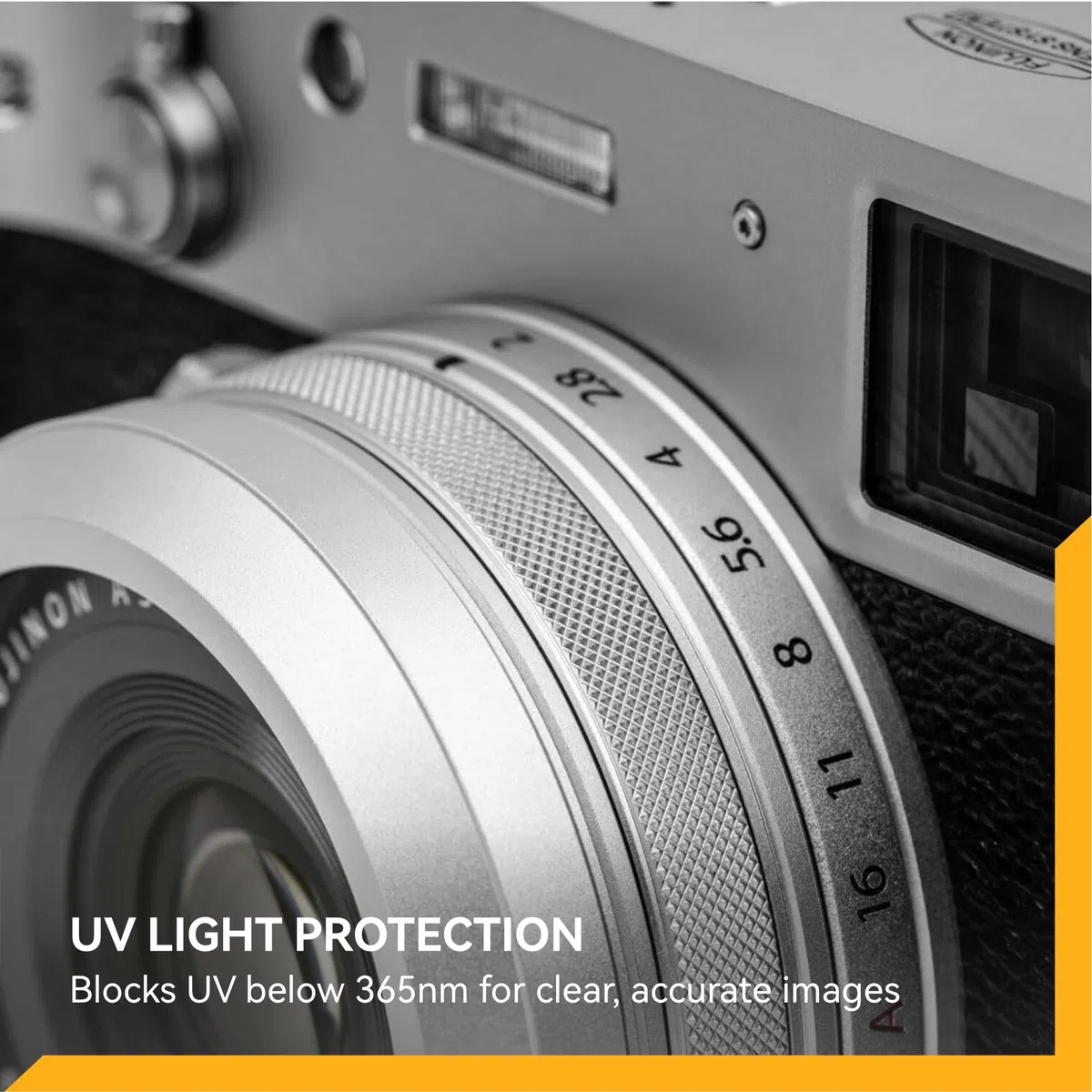 NiSi NC Filtro UV per Fuji FUJIFILM X100VI / X100V / X100F / X100T / X100S / X100 Series – Argento