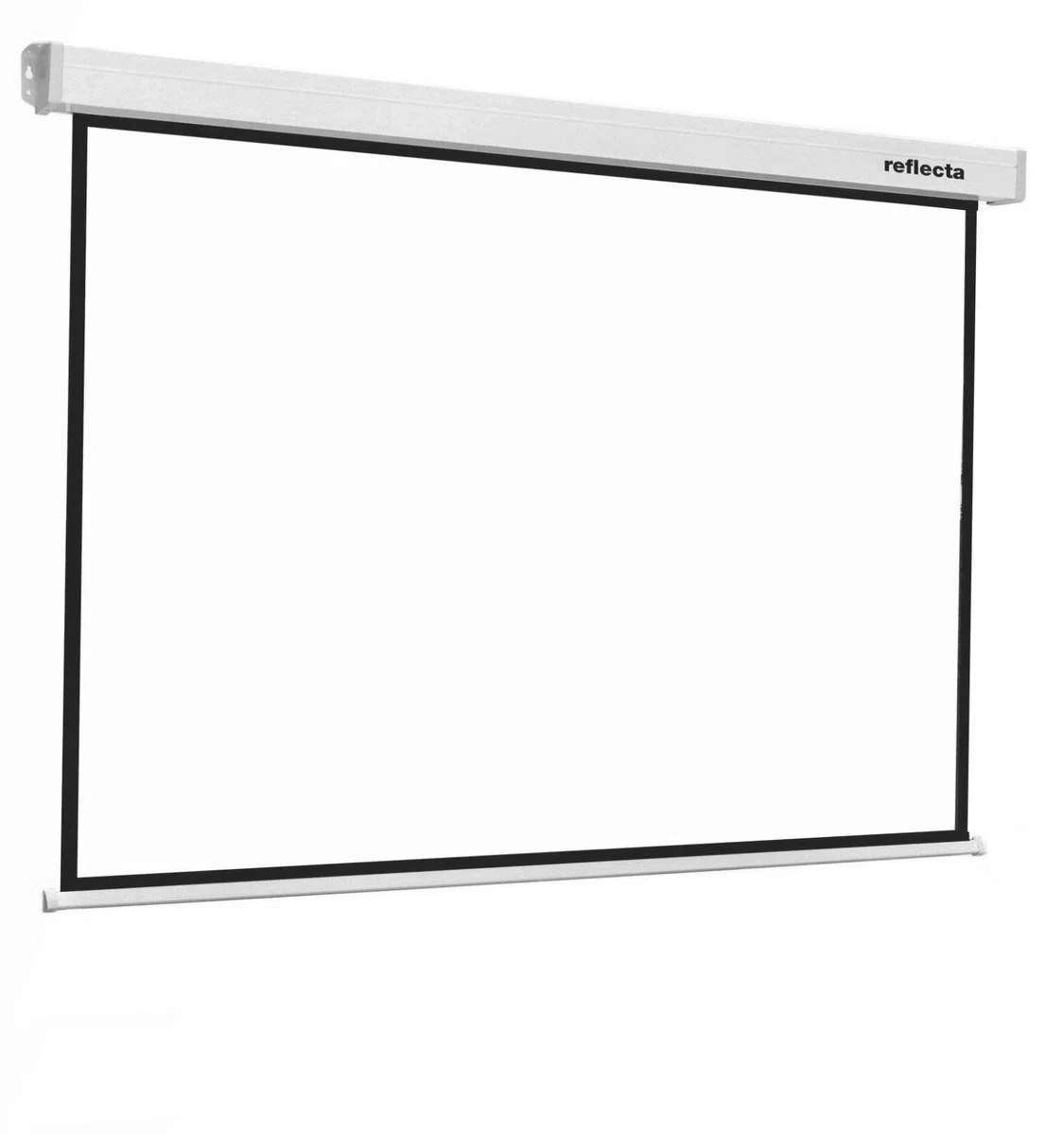 Home Theatre & Business - Schermo motore universale per videoproiettore, 200 x 159 (196 x 147), lunghezza alloggiamento 227 cm, 4:3/97", HDTV/Full HD, 3D, 4K, alloggiamento quadrato, lato sinistro,