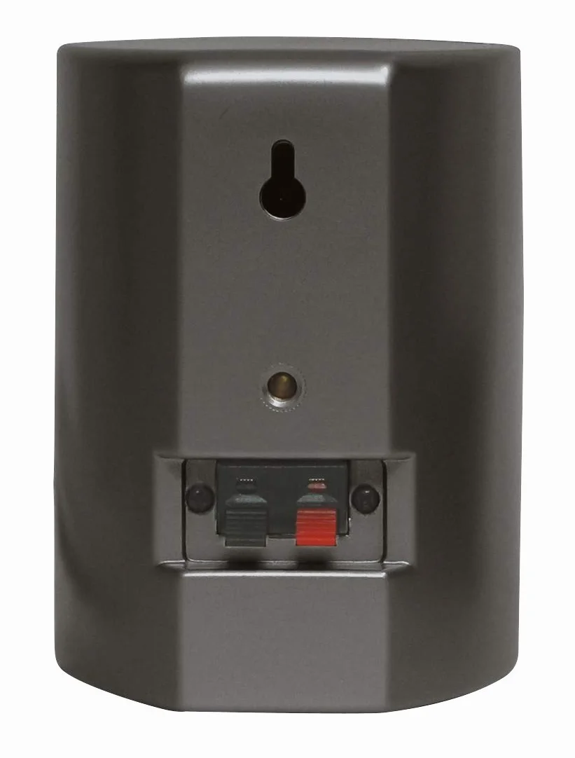 Dynavox AS-301 altoparlanti satellitari, coppia, per home cinema o ufficio, cassa surround compatta, montaggio a parete, nero