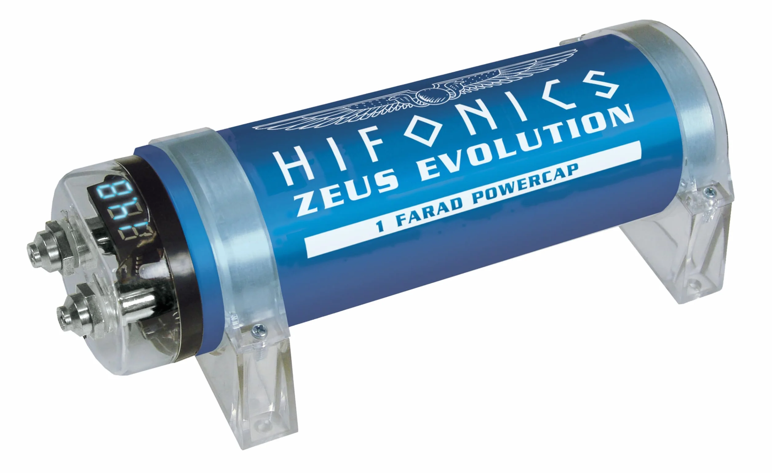 Hifonics ZXE1000-1 Farad Powercap 1F Condensatore per stabilizzare la tensione dell'impianto CarHifi nell'auto Elko Zeus