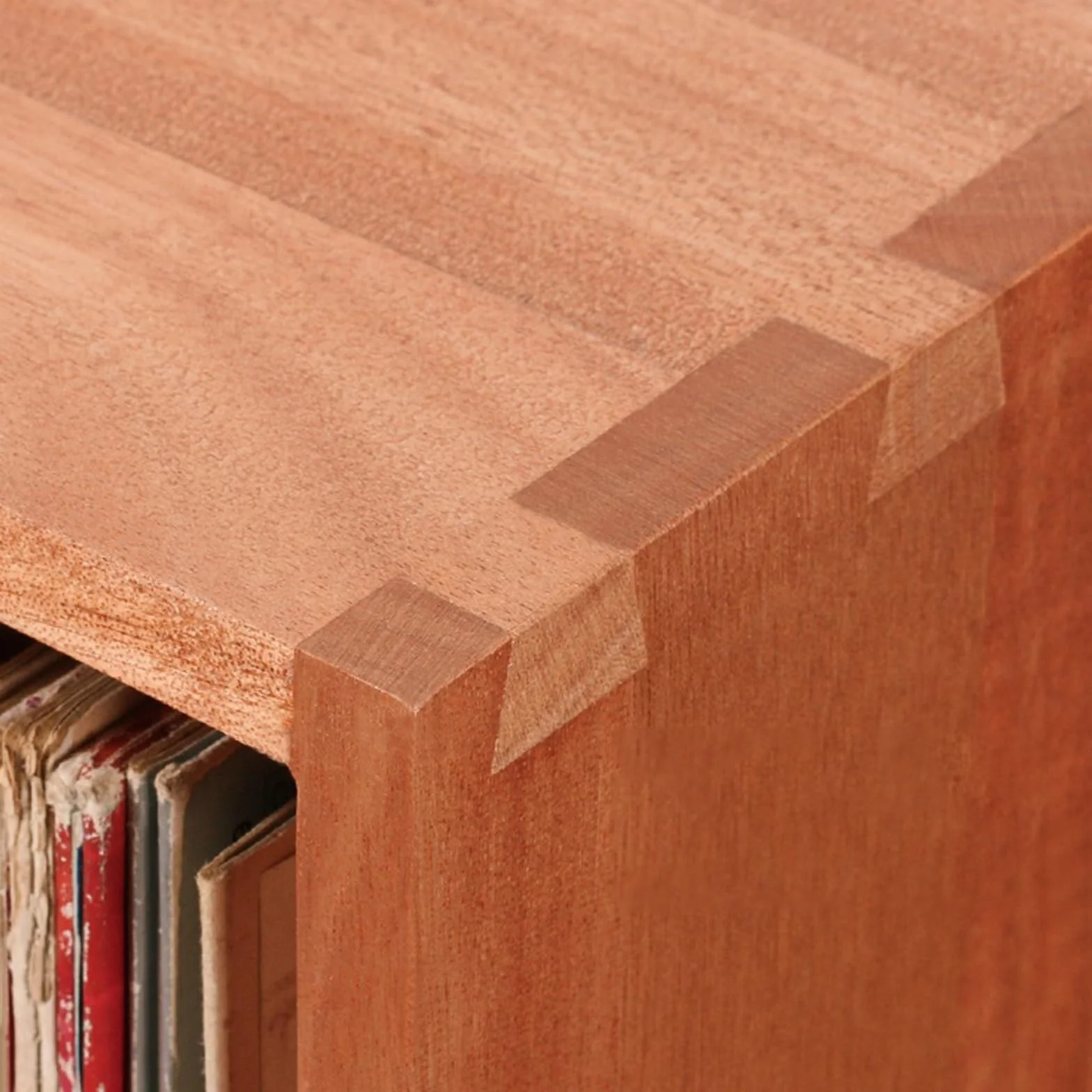 Ufficio Scatola for raccolta CD in legno massello for portadischi in vinile Scaffale porta dischi
