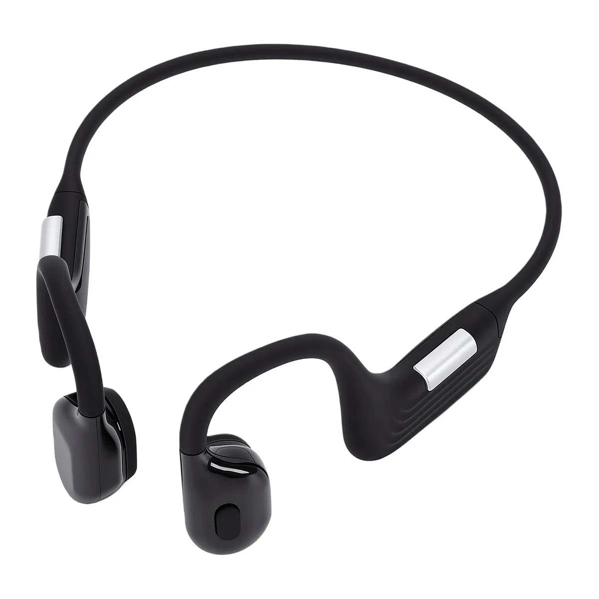 lyrlody Cuffie a Conduzione Ossea Cuffie Auricolari Aperte Bluetooth 5.1 Stereo Wireless in Silicone con Design Resistente Al Sudore Suono Chiaro Portata 10 M per Allenamenti Sportivi Chiamate in