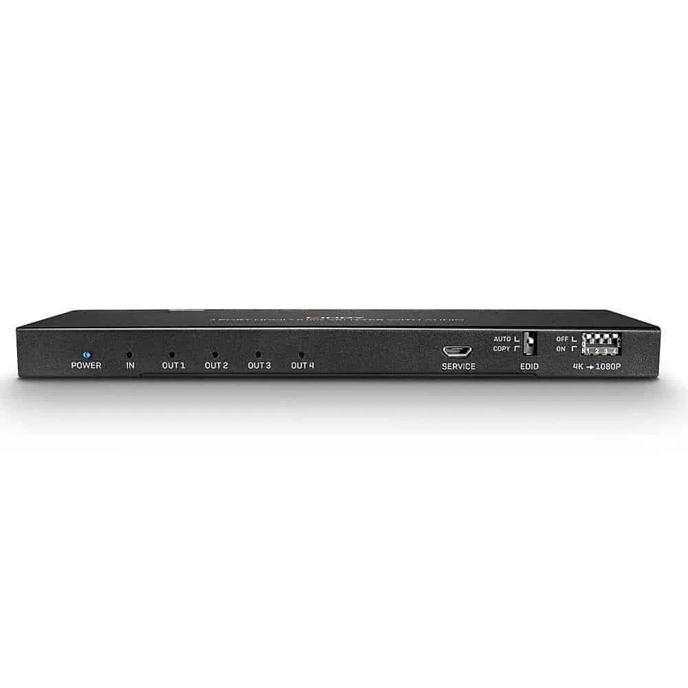 Lindy Splitter HDMI 2.0 18G con Audio, 4 Porte