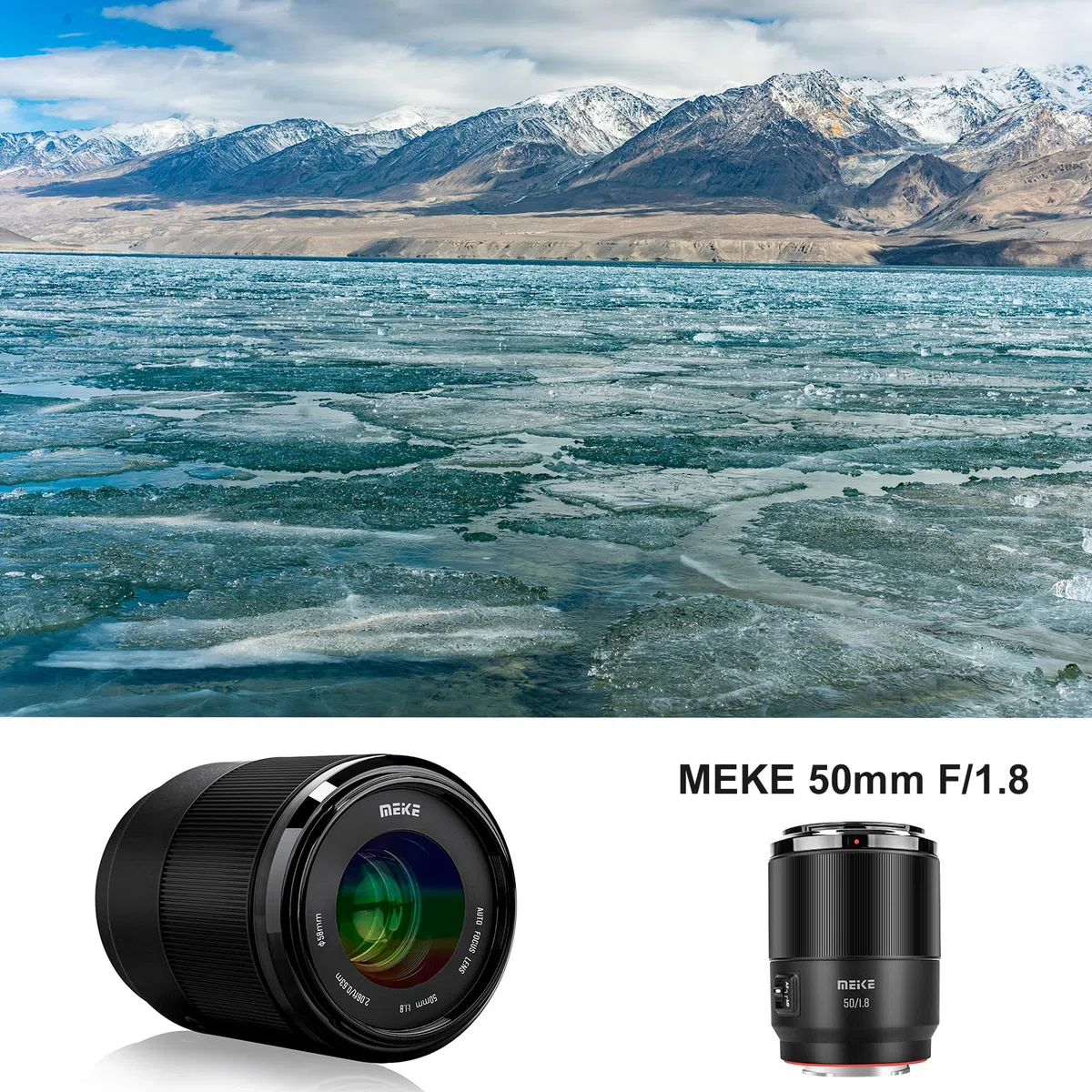 Meike Obiettivo 50mm F1.8 Full Frame AF STM (motore passo-passo) Apertura standard Messa a fuoco automatica Obiettivi fissi per ritratti Prime per fotocamere Mirrorless Nikon Z Mount Z5 Z6 Z7 Z9 Z6II