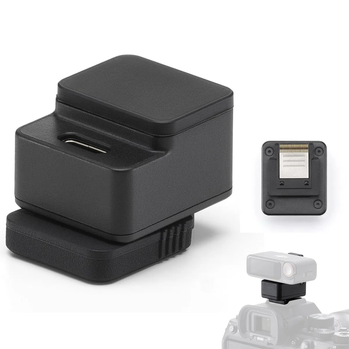 Mini adattatore per fotocamera DJI Mic 3/Mic Mini, collegare il ricevitore per Sony A6700 ZV-E10 A7C A1 A9M3 FX3 fotocamera MI Hot Shoe, mini accessori DJI Mic