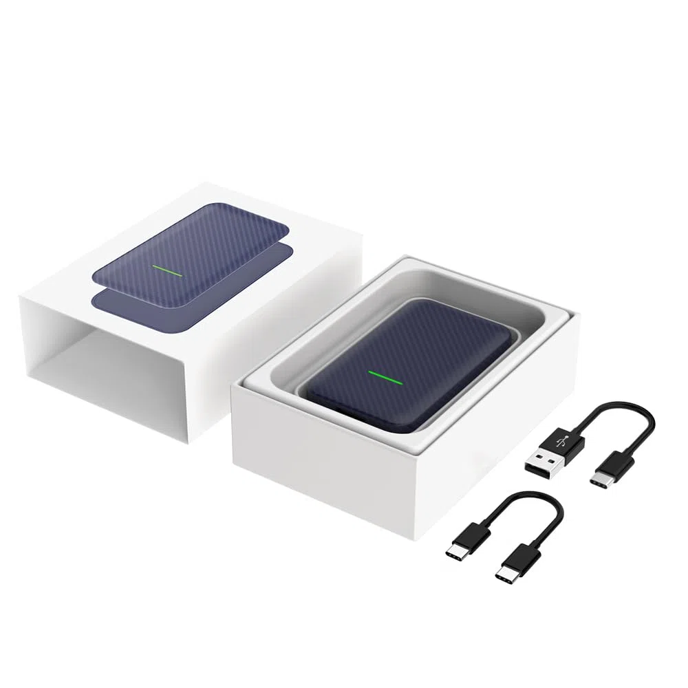 Adattatore Wireless CarPlay Android Auto 2 in 1, CPC200-CP2A 4.0, da CarPlay Cablato a Wireless, Plug & Play, Connessione Automatica, USB-A/USB-C, Blu