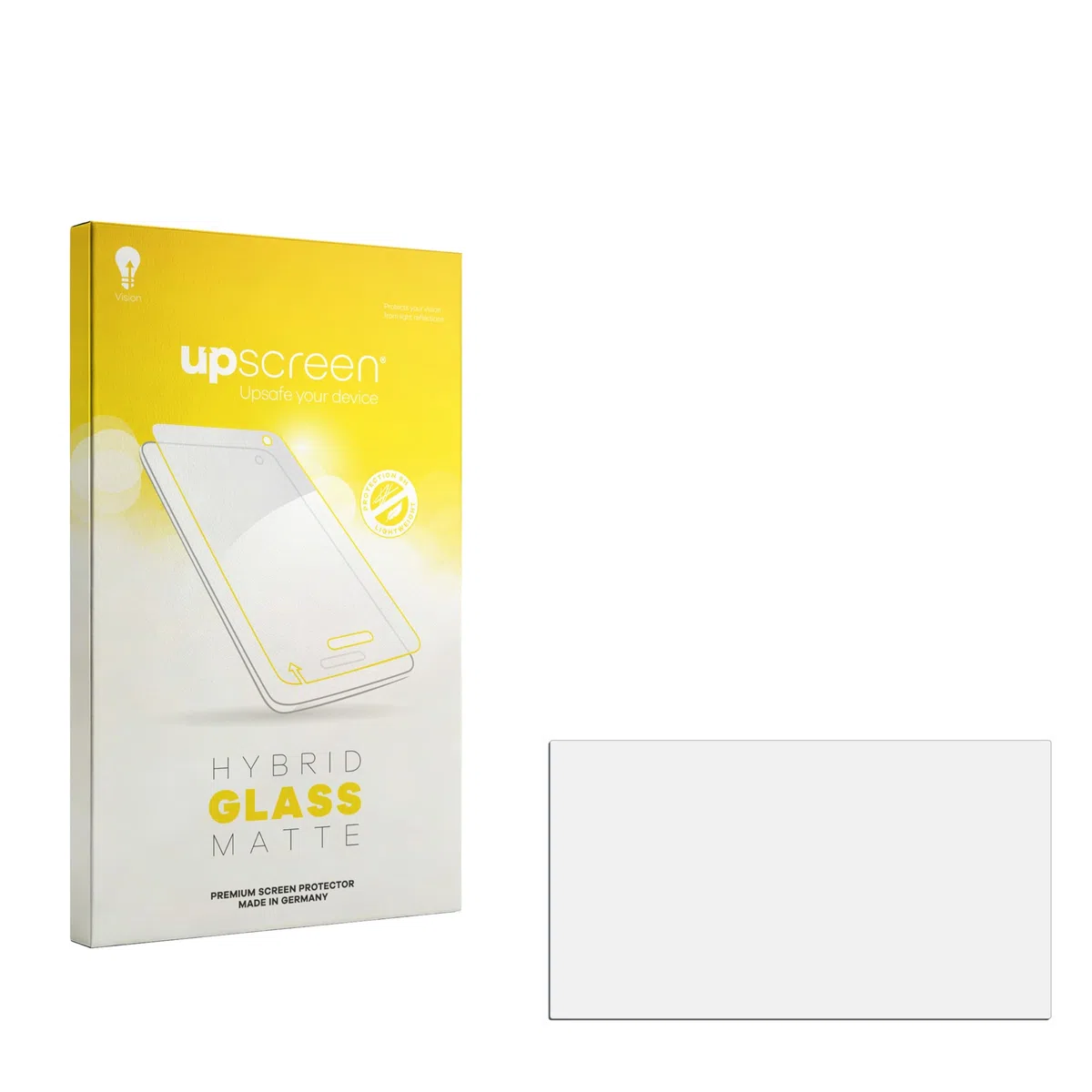 upscreen Pellicola Vetro per Lenovo LOQ 17i Gen 10 17" | , Opaca Protezione Schermo Made in Germany, Anti-Riflesso 9H Durezza Hybrid Glass Antigraffio