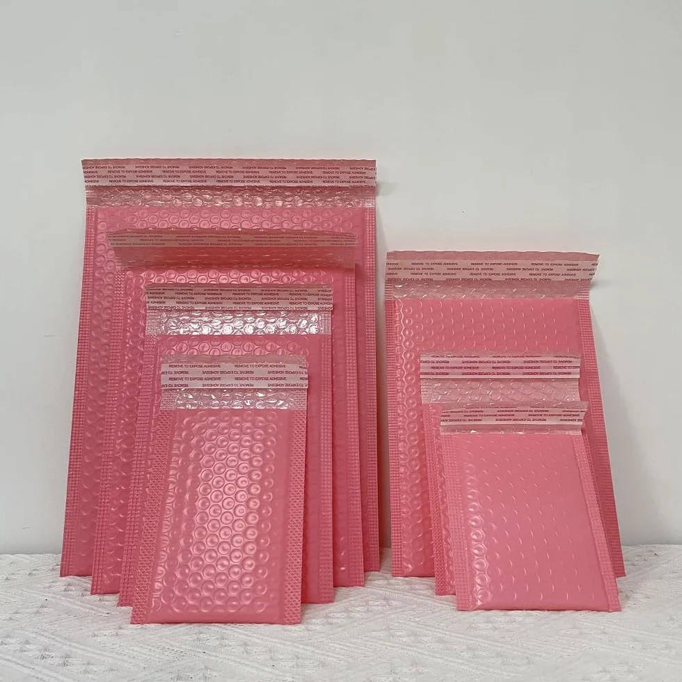 50 Buste Imbottite a Bolle D'Aria, Buste Postali Imbottite Foderate in Polietilene, Buste Postali Antiurto, Buste Postali Impermeabili, Autosigillanti, Rosa, Piccole Forniture per Aziende./Yellow/25*3