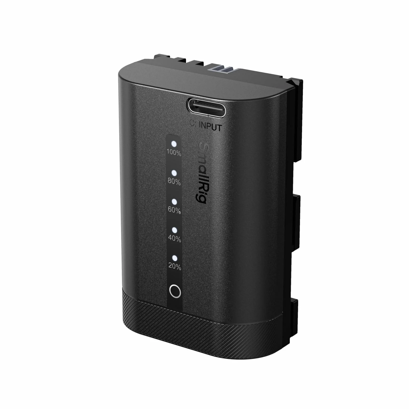 SmallRig LP-E6P - Batteria per fotocamera Canon, 2520 mAh, USB-C, con indicatore LED, ricarica rapida 2,5 ore, completamente decodificata per Canon EOS R6 Mark III/II, R5 Mark II/III, 5D Mark II/III