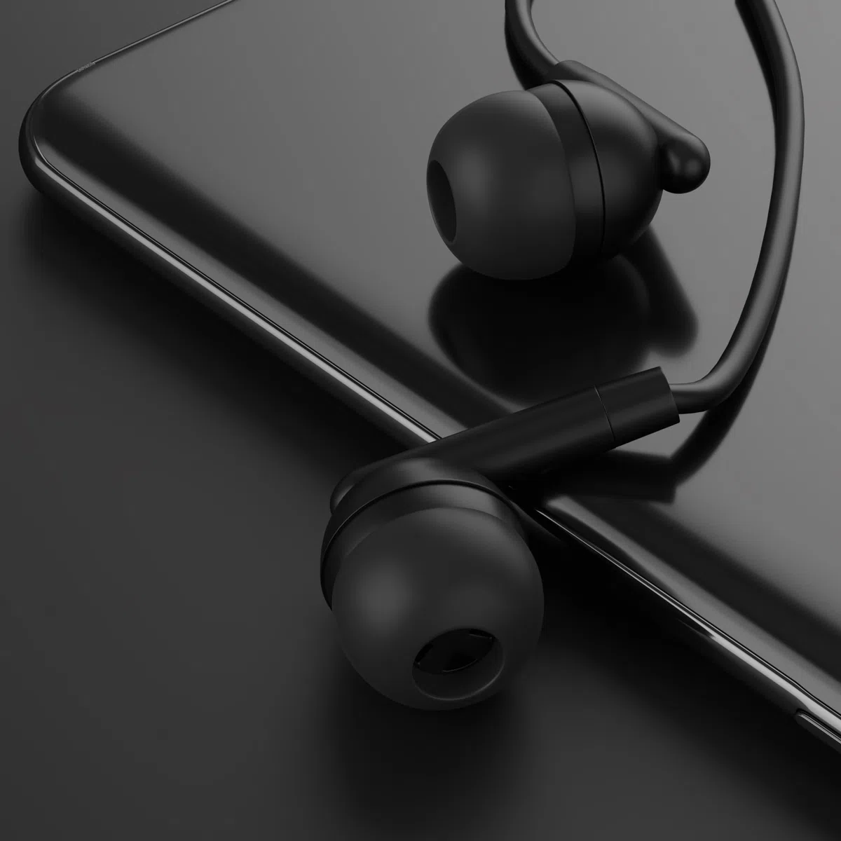 Maeline Confezione da 100 auricolari in-ear, con cavo da 3,5 mm, per smartphone, tablet, computer, perfetti per bambini, adolescenti, adulti, per aule, biblioteche, hotel, aerei, viaggi, colore nero