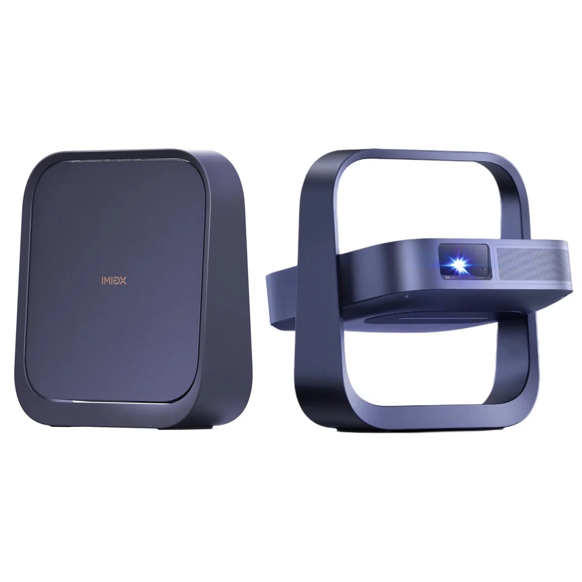 XGIMI Elfin Flip Laser Mini Proiettore Laser 1080P Full HD, 1600 ISO Lumen | RGB Triple Laser, Netflix e Google TV, WiFi 6 & Bluetooth, Auto Focus, Harman Kardon, Proiettore Portatile Casa e Giardino