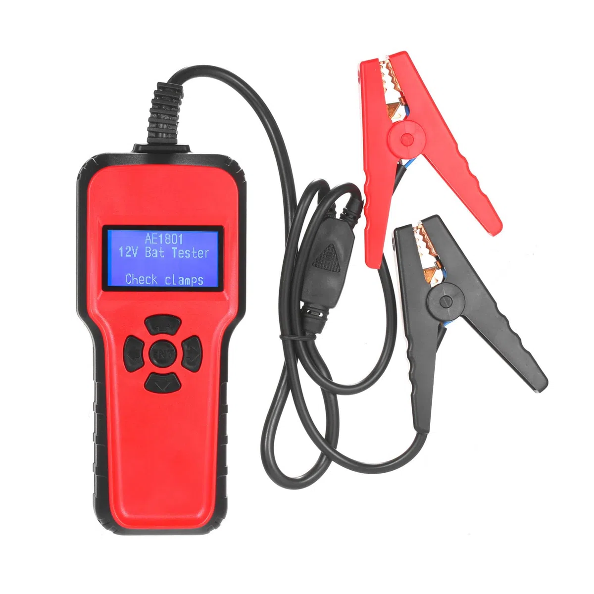 Analizzatore Digitale del Tester per Batterie per Auto per Test di Carico e Ricarica per Uso Automobilistico e Marino a 12 V, Materiale ABS e PC