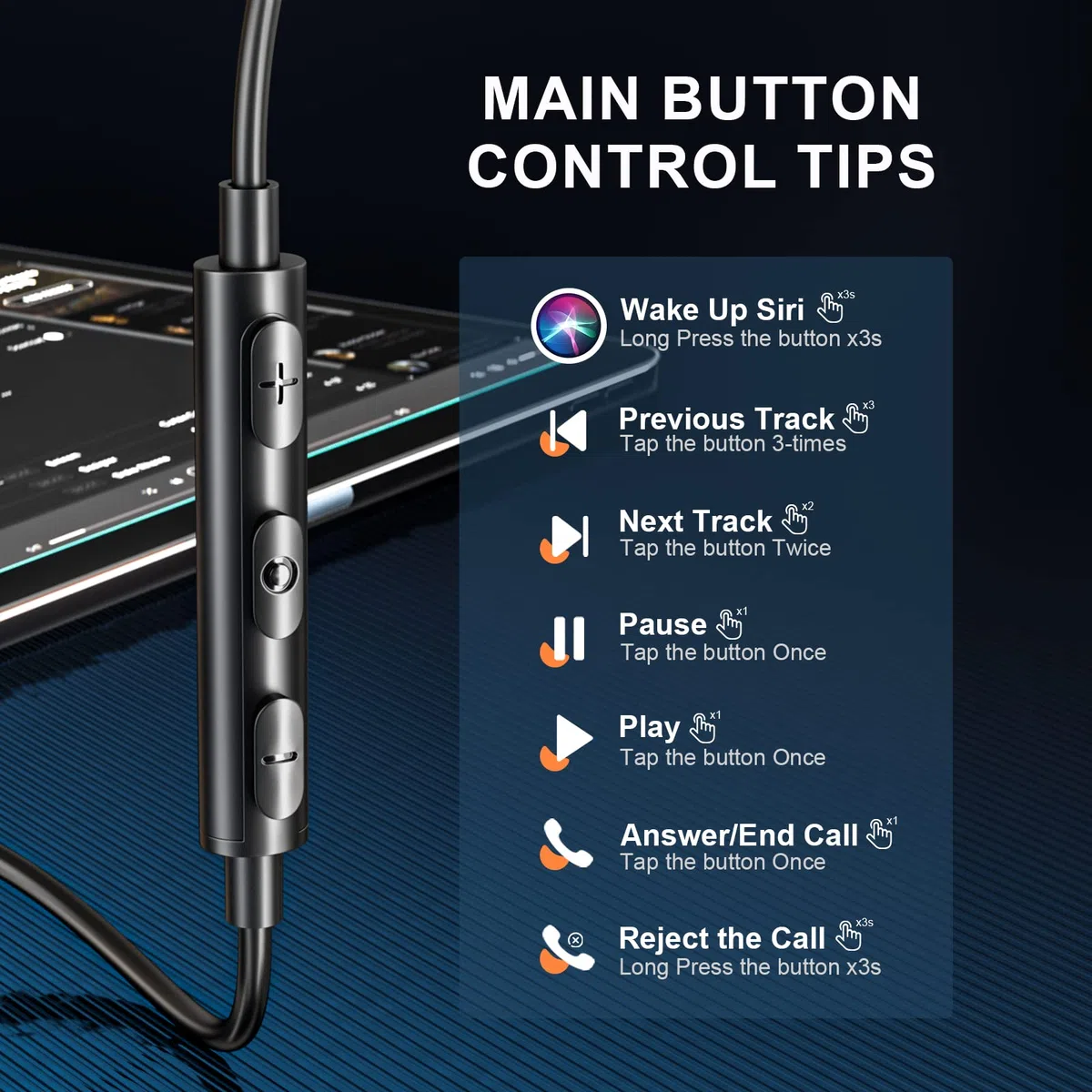Cuffie Lightning per iPhone 13 14 12 Pro Max MFi Certified Lightning Auricolari con microfono Isolamento acustico Stereo Bass Cuffie in-Ear Connettore Lightning Auricolari cablati per iPhone 11 XR SE