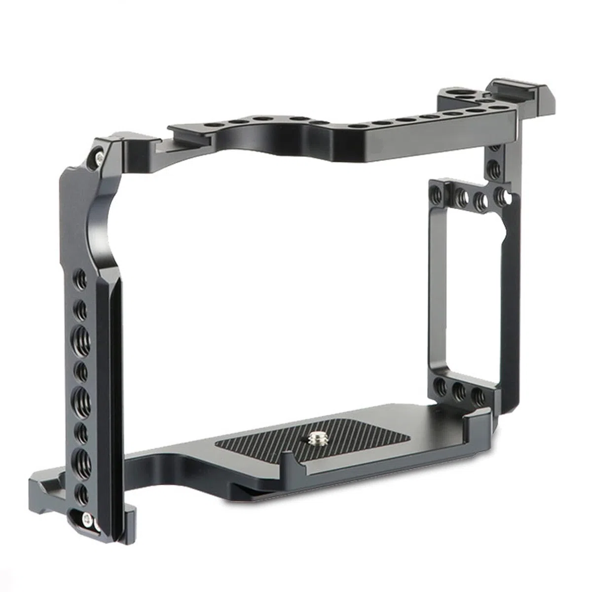 5DIV Gabbia per fotocamera Canon EOS 5D Mark II III IV 7D 6D DSLR custodia con doppio supporto a slitta fredda integrato per video Vlog Rig
