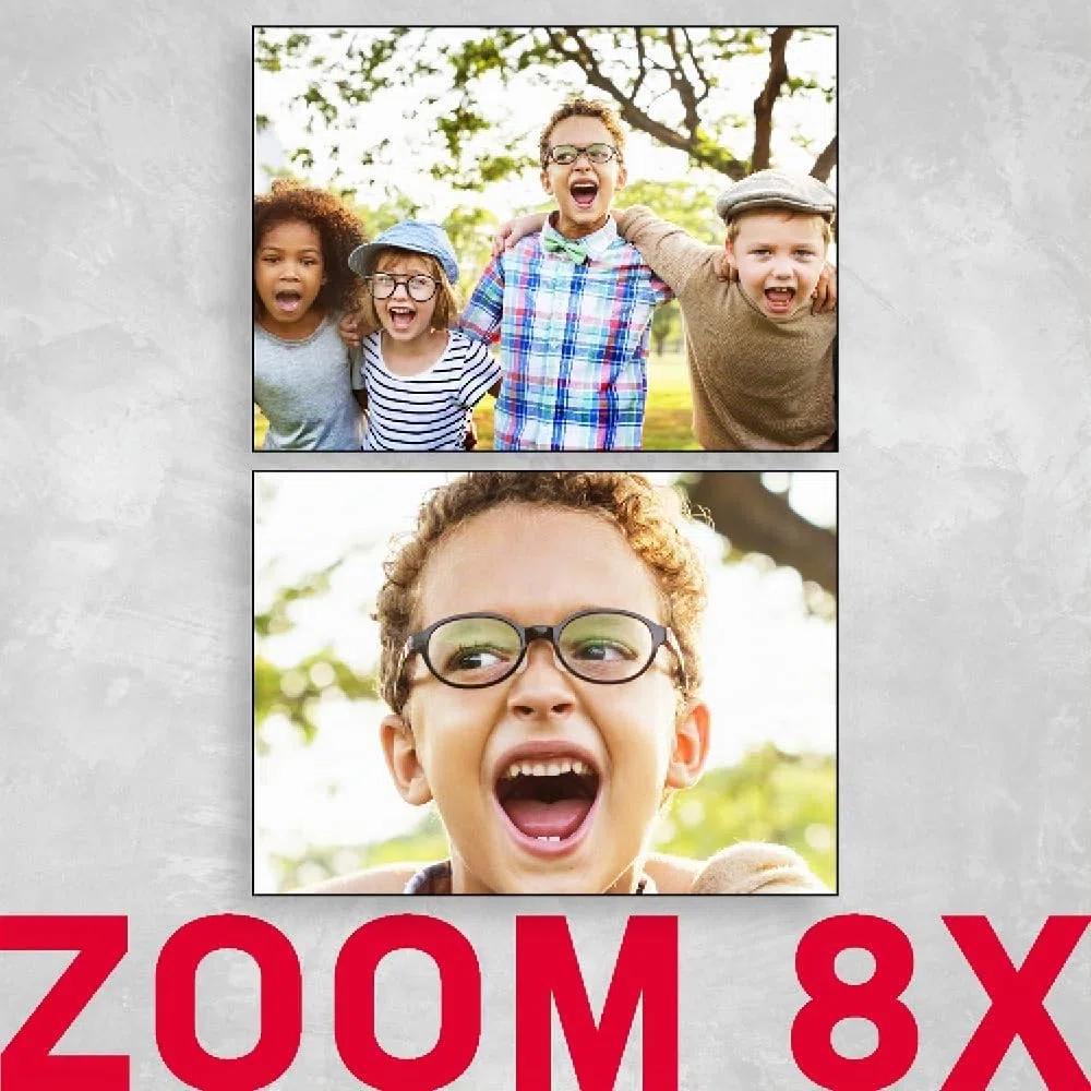 AgfaPhoto - Fotocamera Compatta Digitale 24MP - Realishot DC5500 - Schermo LCD 2,4" - Zoom Digitale 8X - Video HD 720p - Autofocus, Rilevamento Viso & Stabilizzazione - Batteria al Litio - Argento