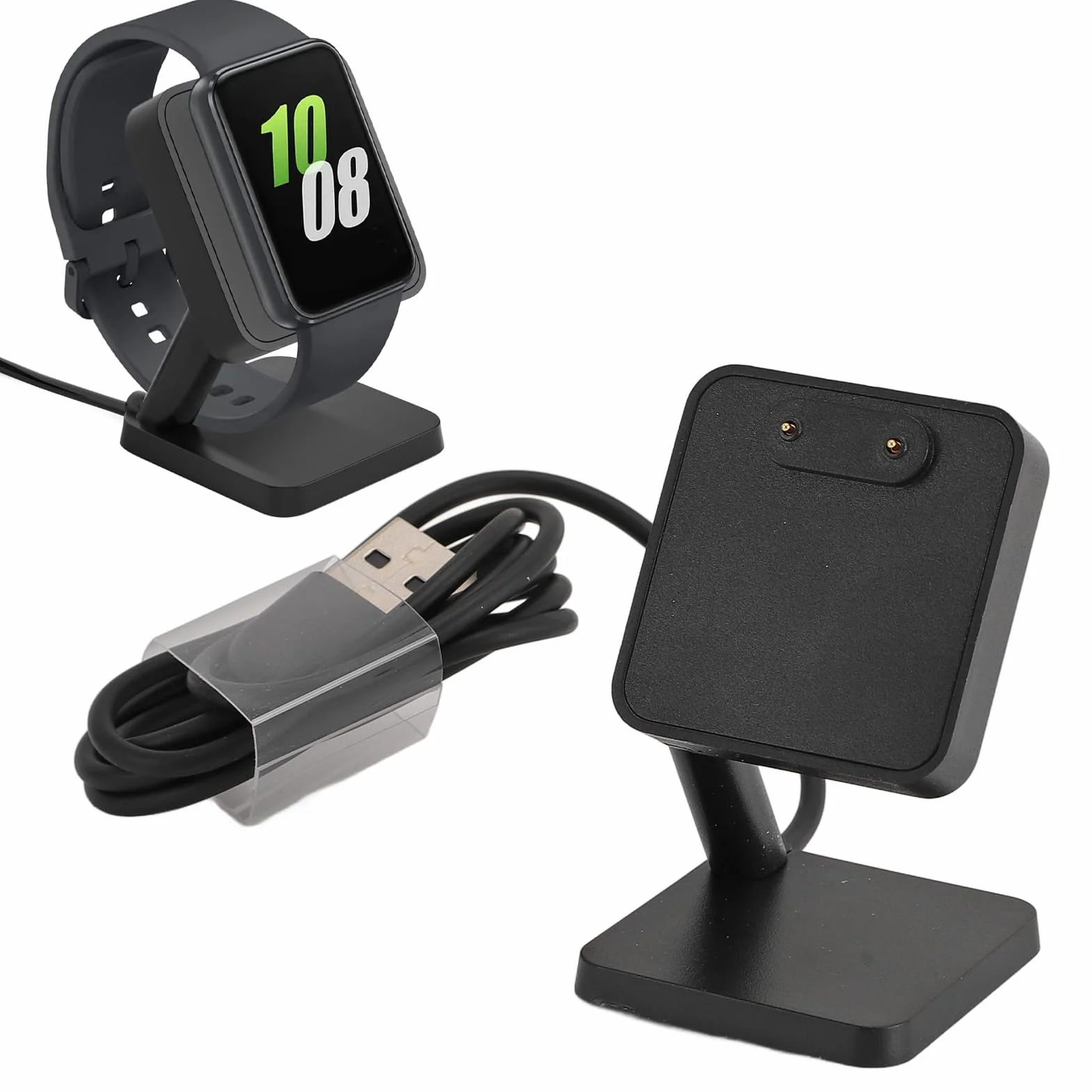 SIXRUN Caricatore Magnetico per Smartwatch, Base di Ricarica per FIT 3 SM R390, Dock Compatto