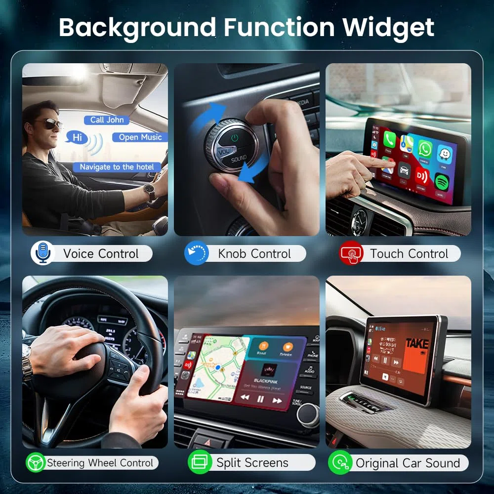 Carlinkit 5.0 Wireless adattatore 2 in 1, adatto per auto con Apple CarPlay e Android Auto, Convert Wired Carplay to senza fili, Wired AA to Wireless Android Auto