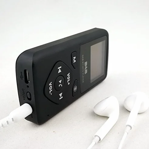 Baceyong Radio digitale portatile, digitale FM DAB/DAB+ Radio + lettore MP3 Bluetooth 4.0 32G Nero