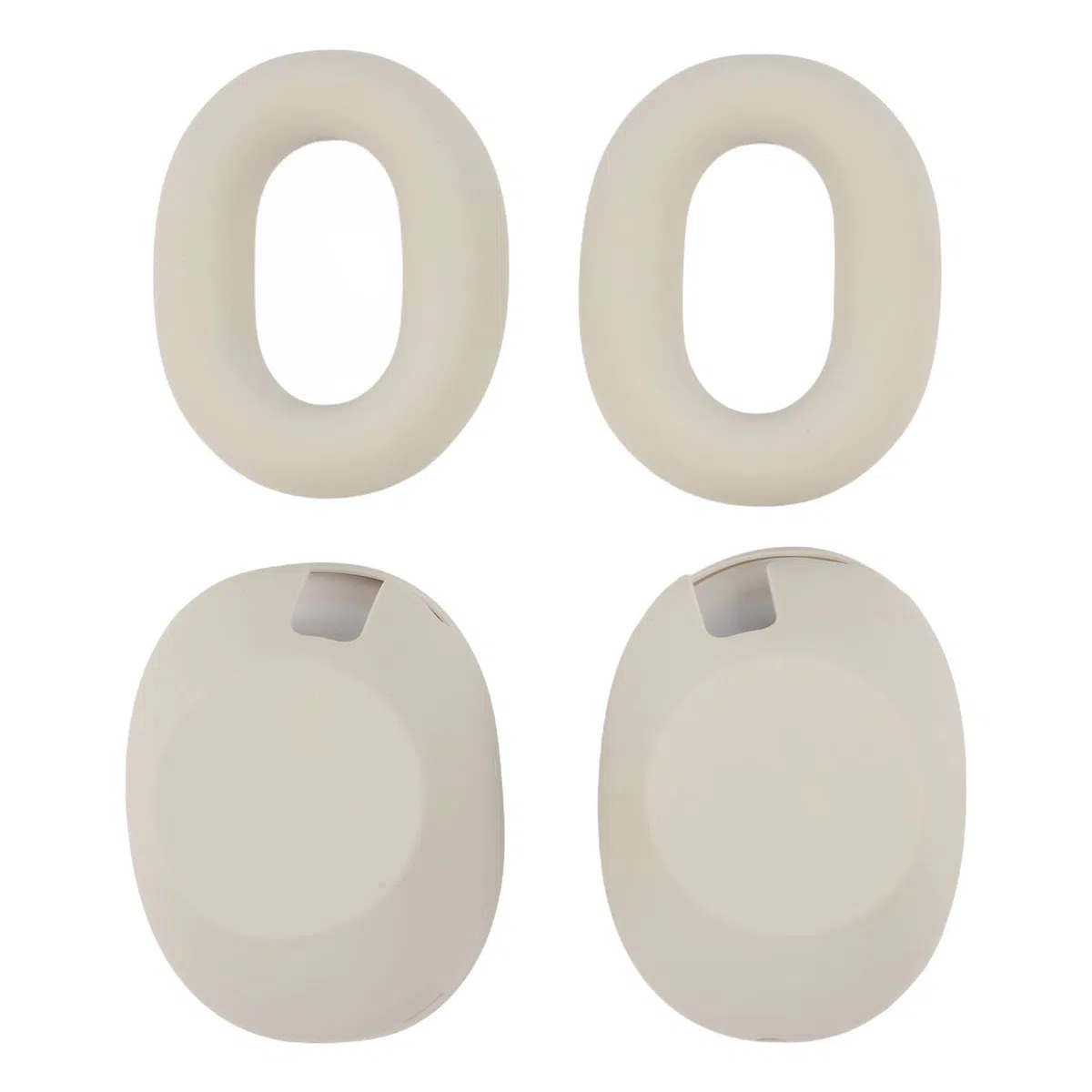 Custodia in silicone antisudore WH-1000XM6 per cuffie, antigraffio per protezione auricolari e guscio, leggera, impermeabile con facile pulizia, nero
