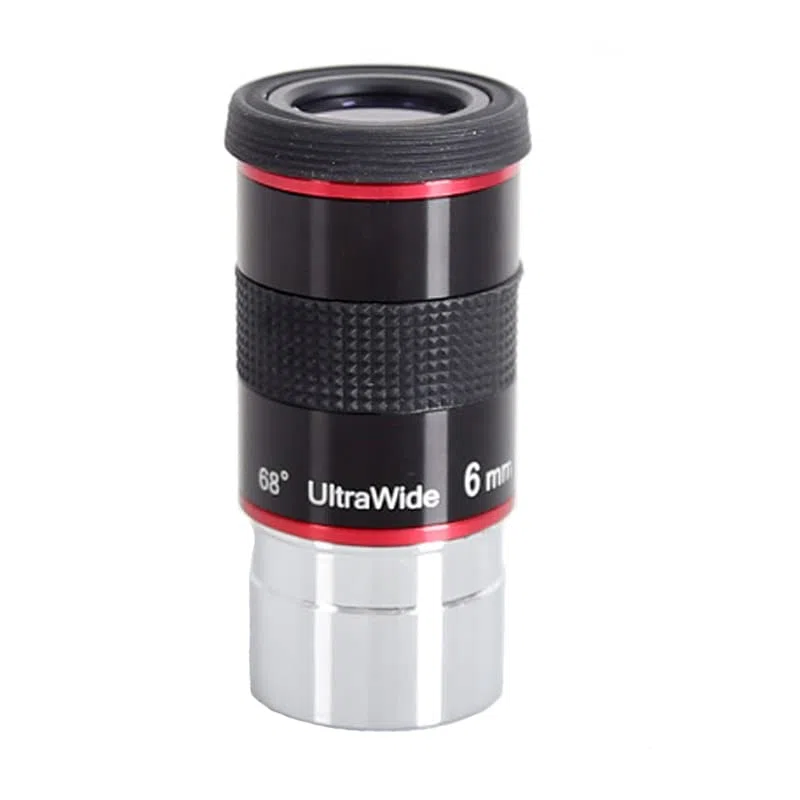 Accessori astronomici del telescopio 1,25" oculare grandangolare di grado 68 6mm