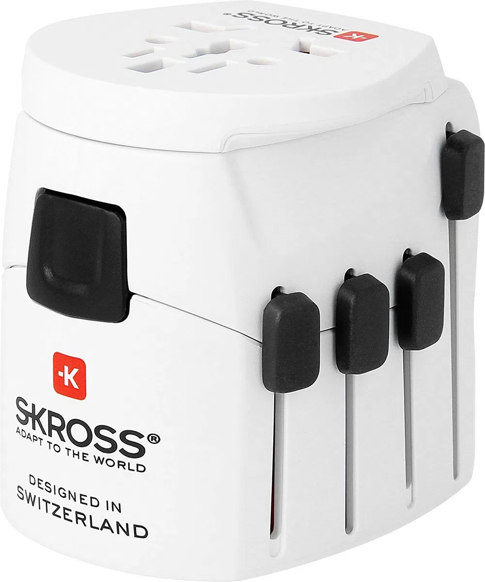 Skross PRO - World Universale Universale Bianco adattatore per presa di corrente