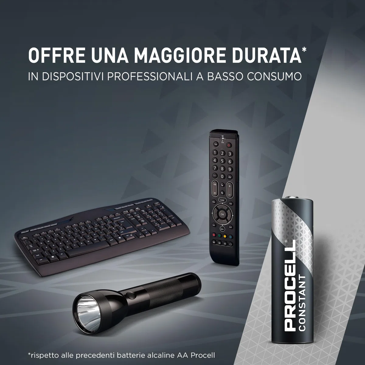 100X Stilo Duracell Procell AA (10 Blister Da 10 Batterie) 100 Pile