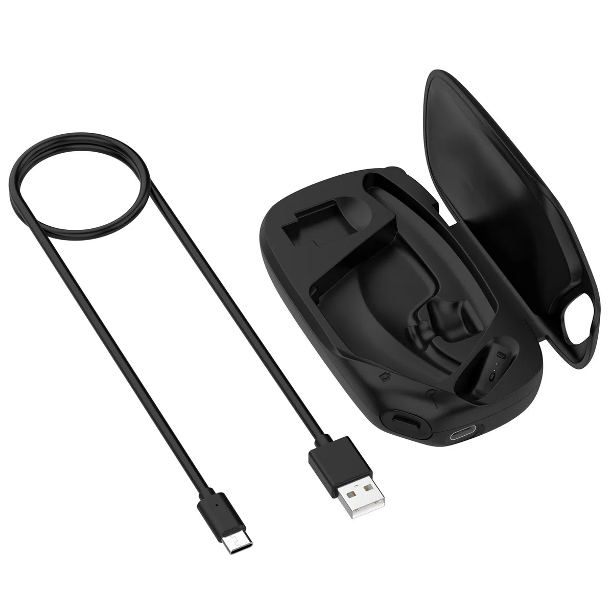 Custodia portatile con funzione di ricarica per Poly Voyager Legend 50/30 cuffie Custodia protettiva da trasporto con cavo USB-C