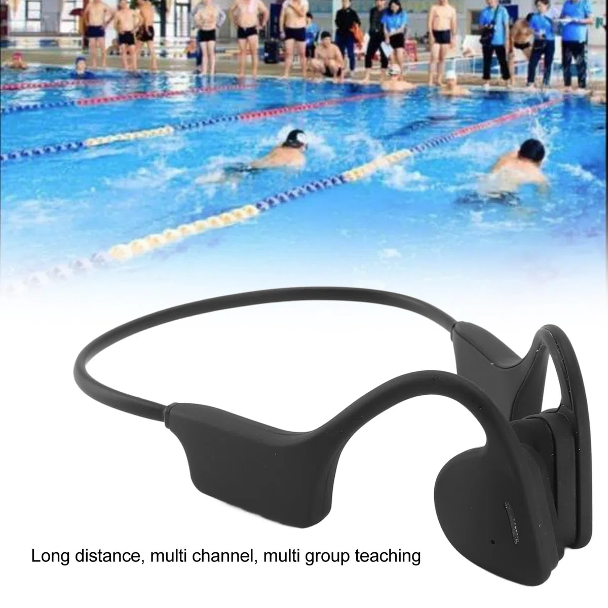 Cuffie a Conduzione Ossea, Auricolari Aperti per Nuoto Impermeabili IP68, Ricezione Fino a 50 M, Cuffie Subacquee Bluetooth Wireless per Allenamento in Palestra (Terza generazione)