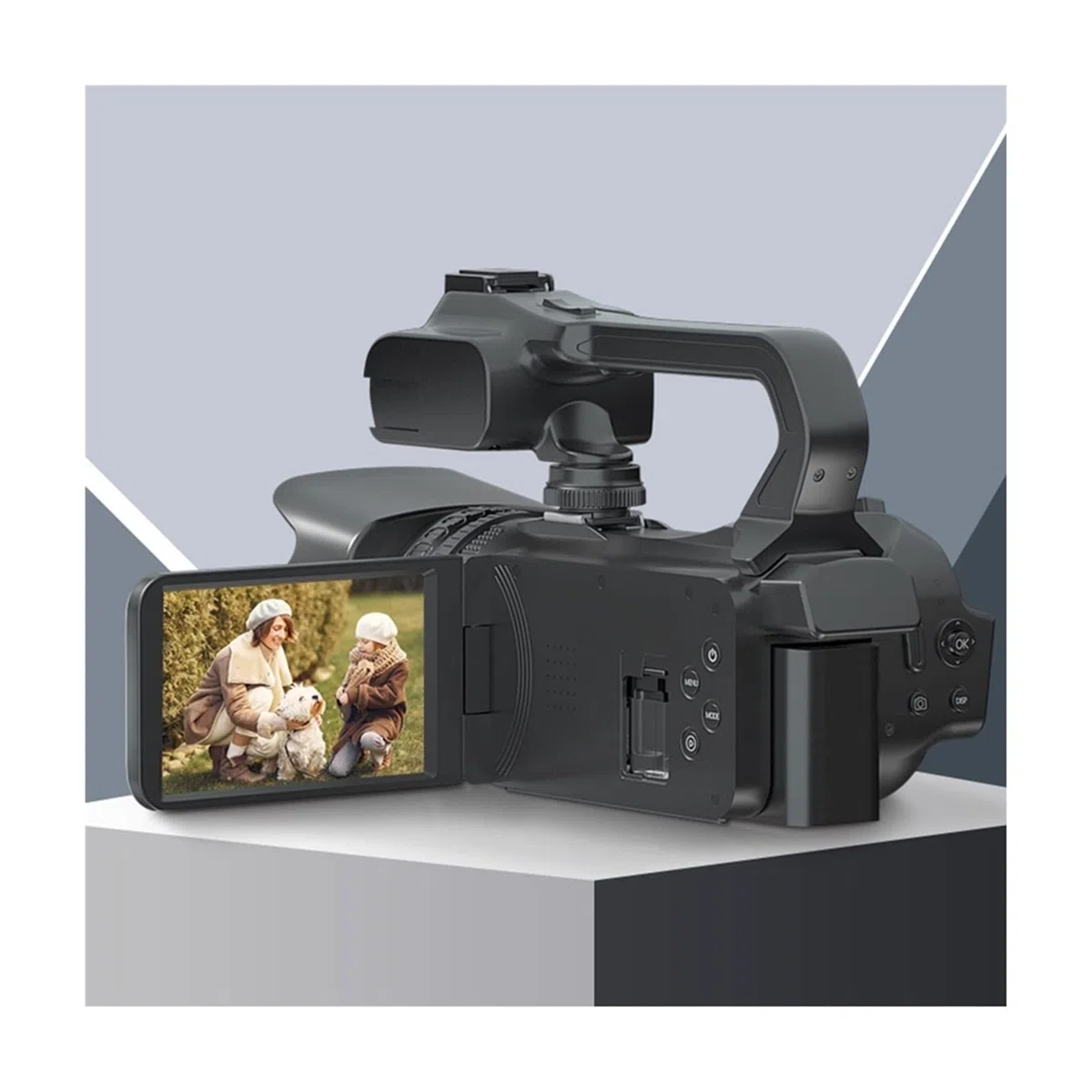 Videocamera Videocamere digitali da 64 MP Videocamera professionale Full 4K Vlog Streaming Webcam Messa a fuoco automatica Videoregistratore Fotografia(32G SD Card)