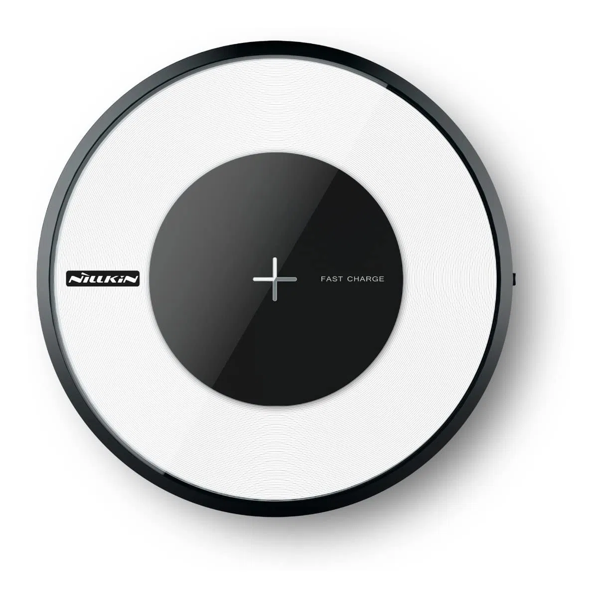 Nillkin Magic Disc 4 - Stazione di ricarica induttiva universale per ricarica wireless Qi NFC Wireless Charger Dock rotondo, colore: Nero