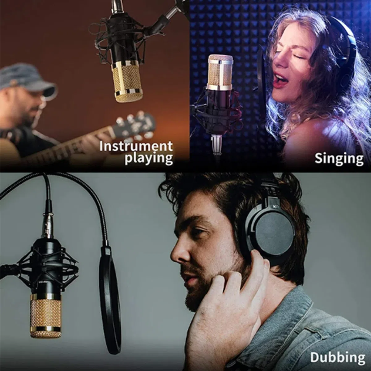 Attrezzatura Per Live Streaming Facile da Usare, Scheda Audio, Kit Audio, | Multiuso Kit Microfono Facile Per Streaming, Da Studio Di Registrazione Per Live