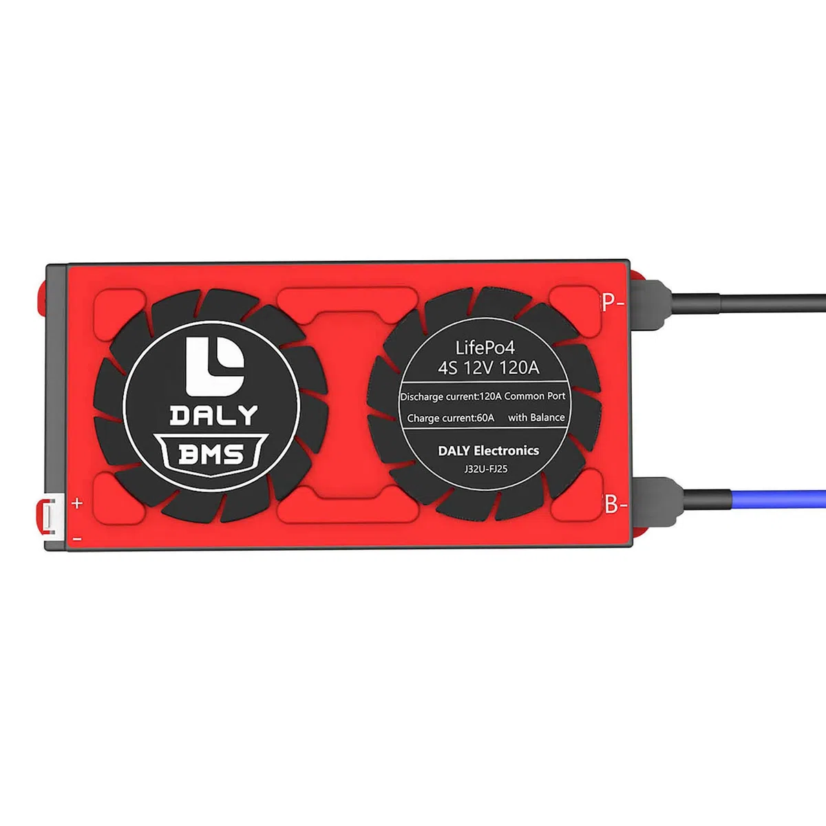 DALY BMS LiFePo4 4S 12V 120A PCB Scheda di Protezione con Porta Comune e Sonda Sensore per Batteria Al Litio nominale 3.2V Strumenti Elettrici FAI DA TE