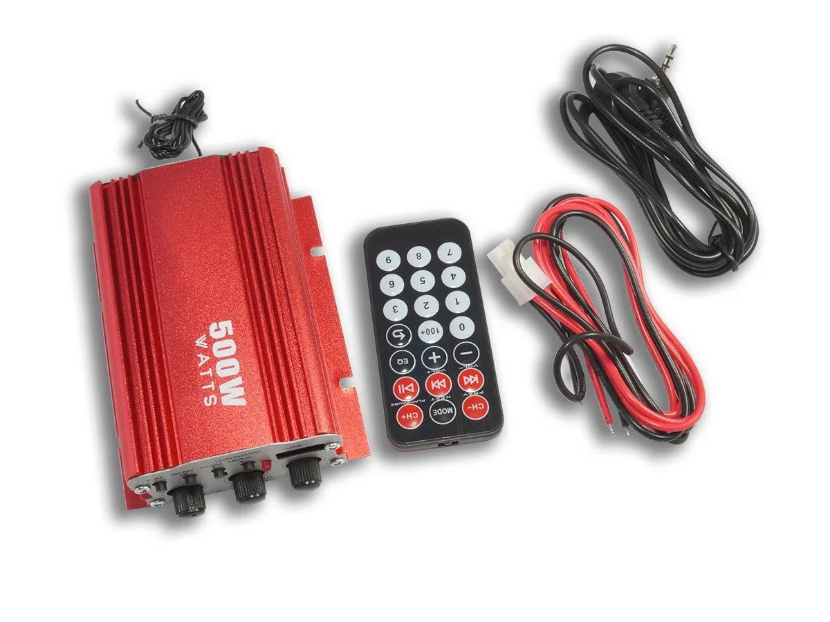 TEMPO DI SALDI Amplificatore Audio 2 Canali Stereo Ingresso USB SD Card Reader Con Telecomando