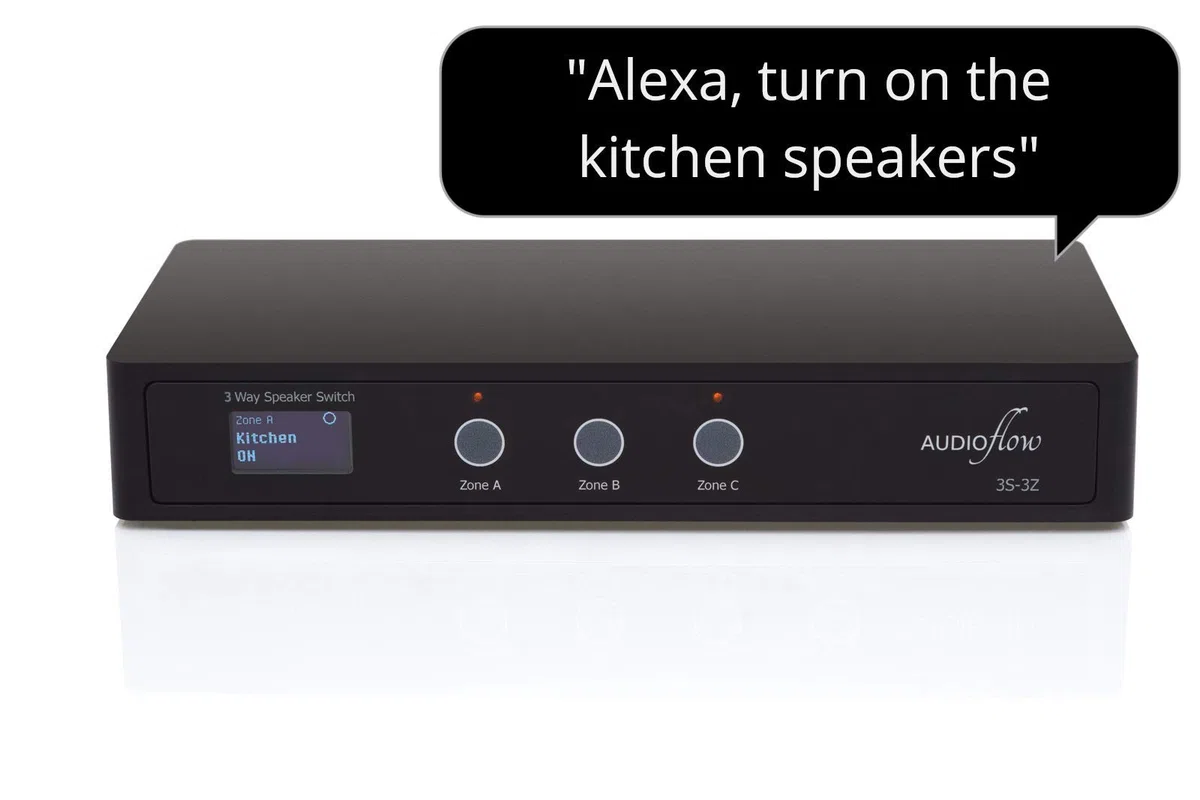 Audioflow - Interruttore per altoparlante intelligente a 3 zone