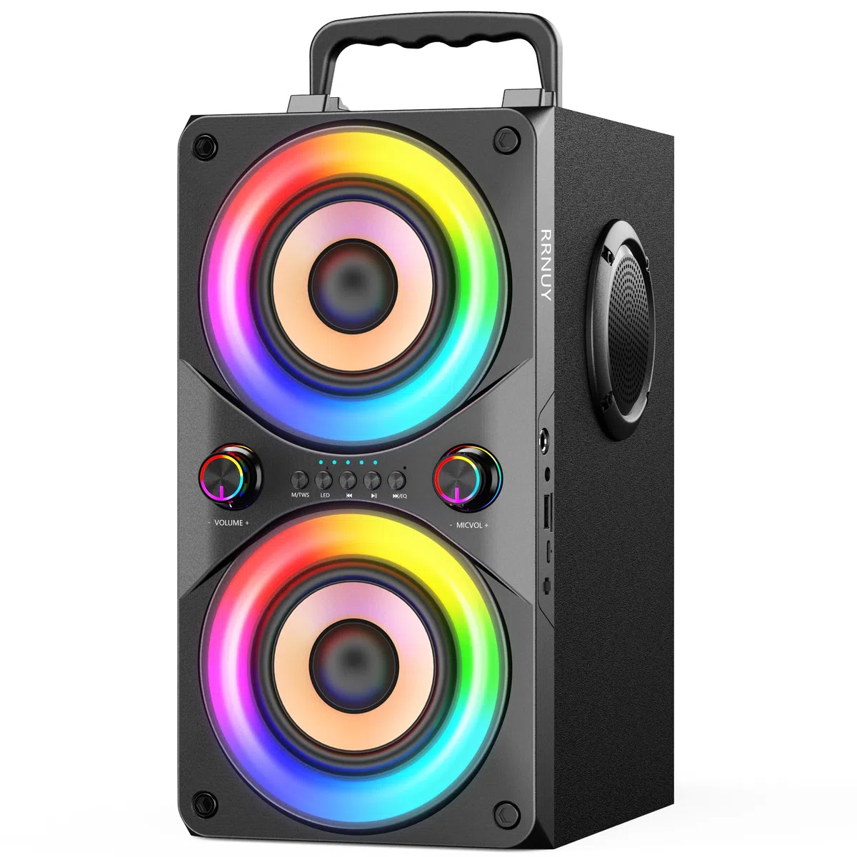 Cassa Bluetooth Potente da 100W, Altoparlante Wireless con TWS Stereo, Bassi Profondi, Cassa Portatile da Festa con Subwoofer e Luci LED