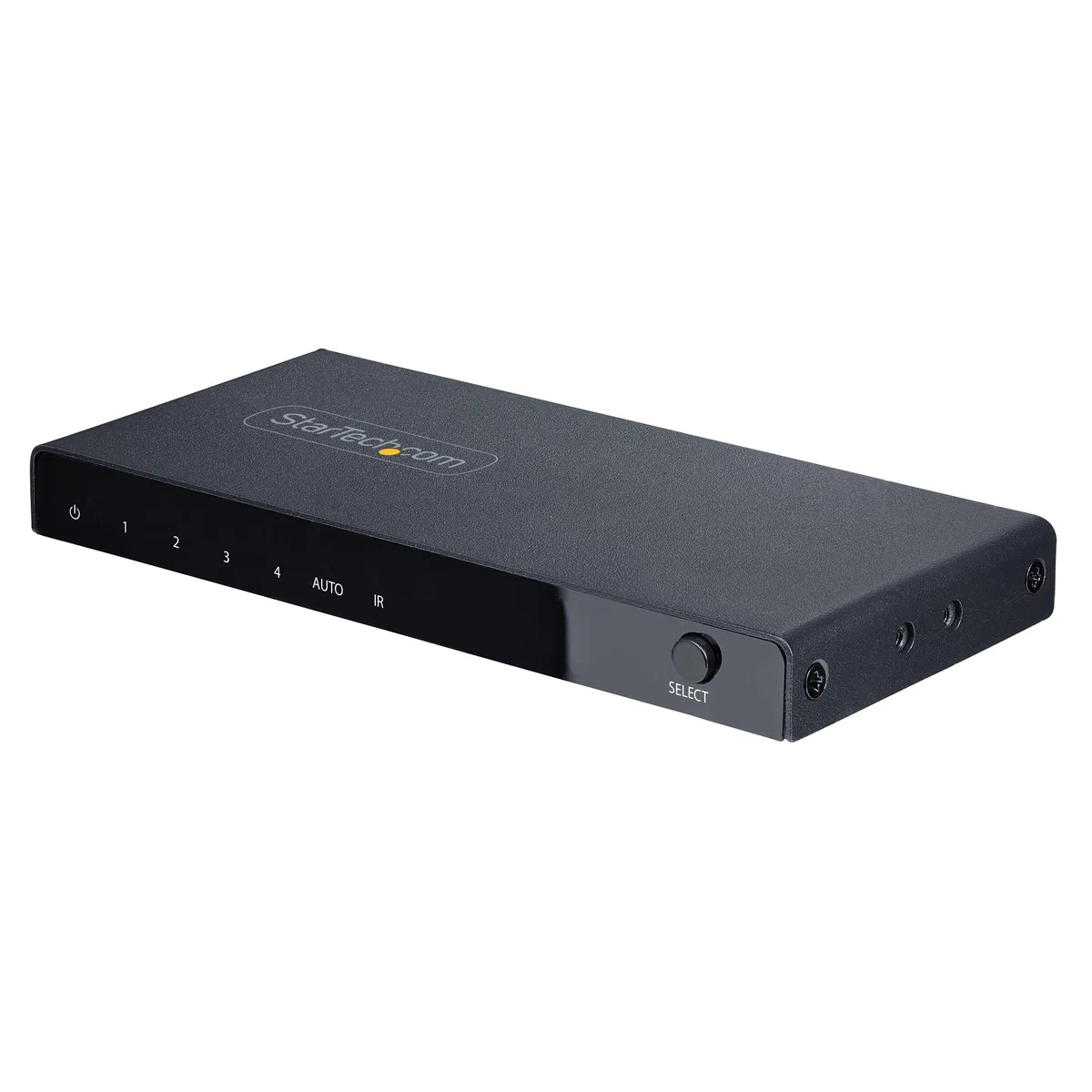 StarTech Switch HDMI 8K a 4 Porte, 60Hz UHD, HDR10+ (4PORT-8K-HDMI-SWITCH) | Commutatore 4 In 1 Out, Commutazione automatica e manuale delle sorgenti, Telecomando incluso