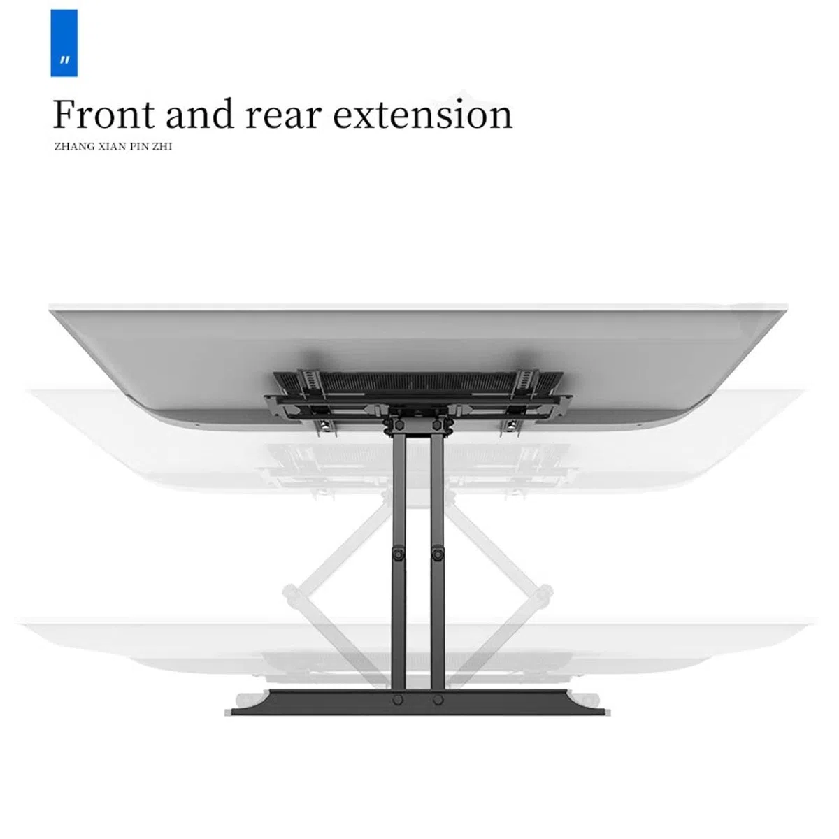Supporto Parete Per TV Girevole Telescopico - Con Staffa Di Livellamento Inclinabile, Girevole Ed Articolata, 400x400mm, Per TV Di Grandi Dimensioni Fino A 60 Pollici