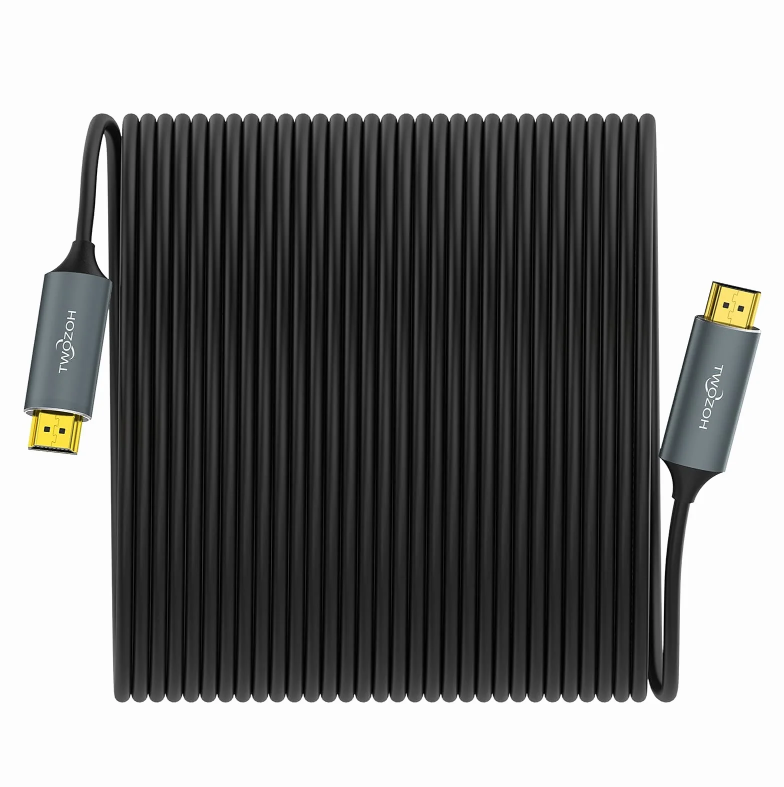 Twozoh Cavo HDMI Fibra Ottica 100M, 4K/60Hz (4:4:4 HDR10 HDCP2.2) 1440p 144Hz 18 Gbps Ad Alta Velocità UHD Fibra