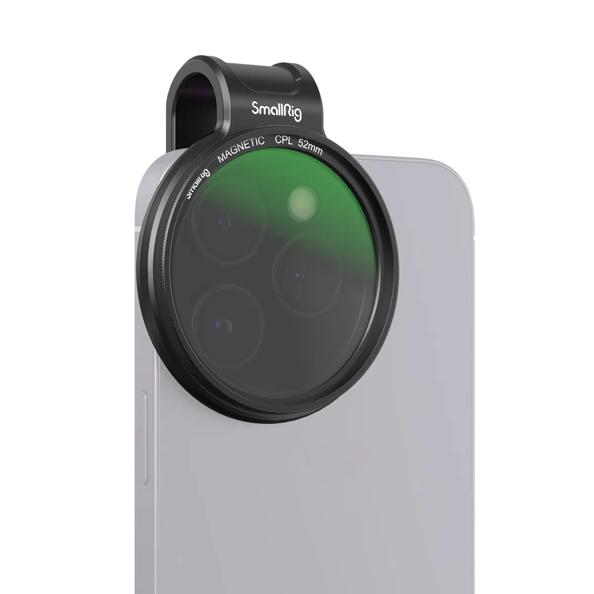 SMALLRIG Kit Filtri Polarizzatori Circolari Magnetici da 52 mm (CPL + Anello Universale) per Telefono - 4389