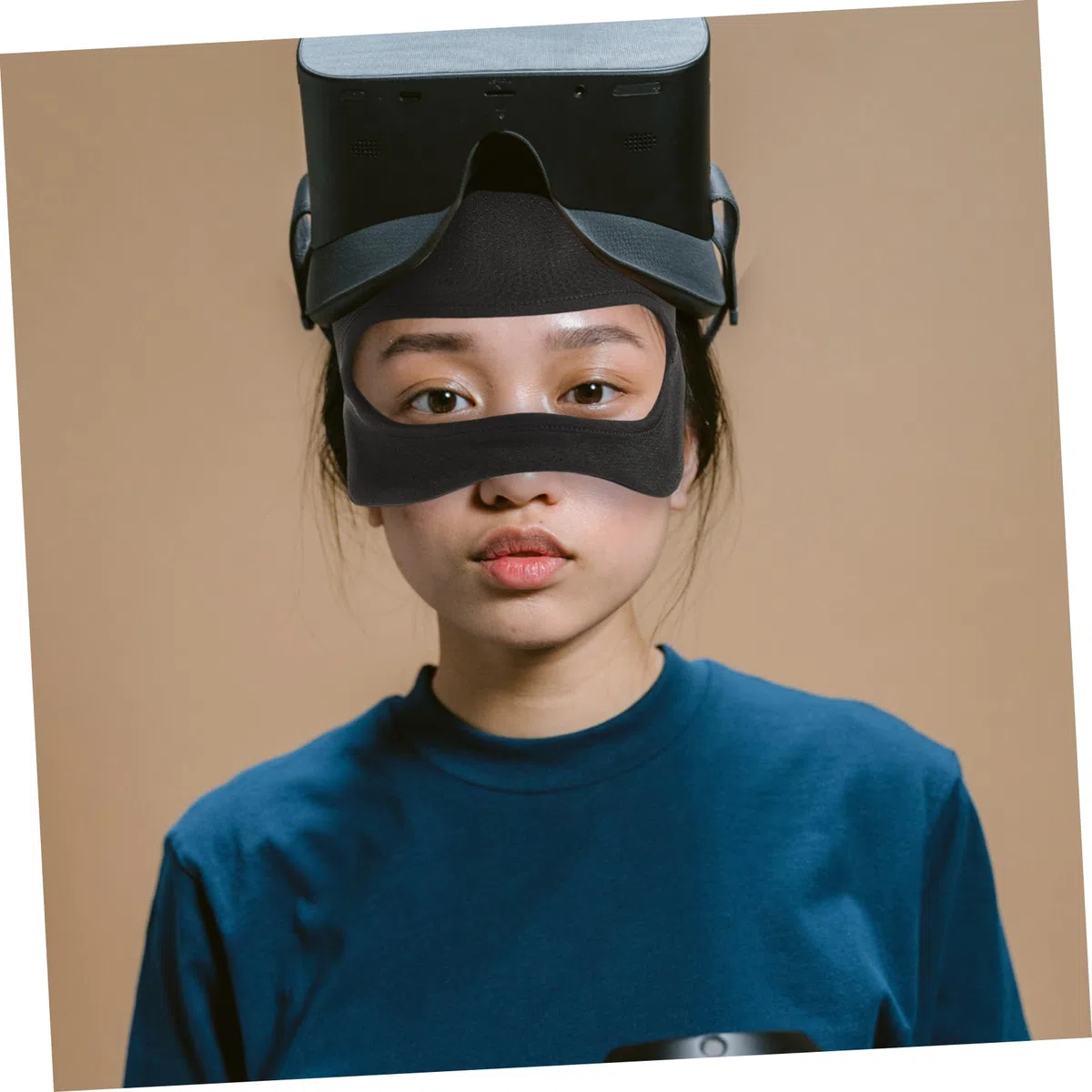 Housoutil 5 Pezzi Maschera Per Gli Occhi Elastica Vr Maschera Per Dormire Per Visori Vr Imbottitura Morbida Facile Da Indossare Lavare